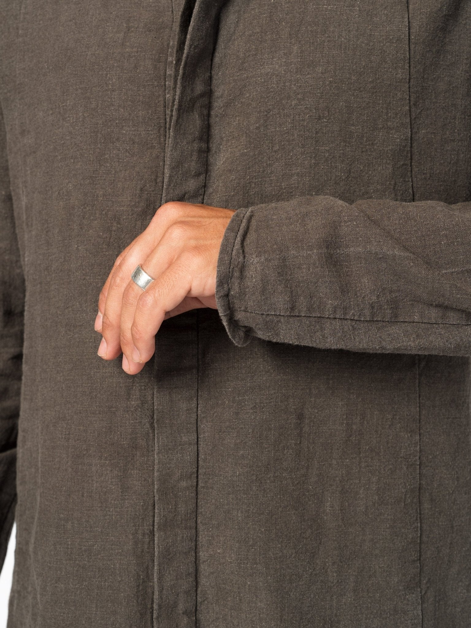 Shirt with Concealed Placket - by 139DEC