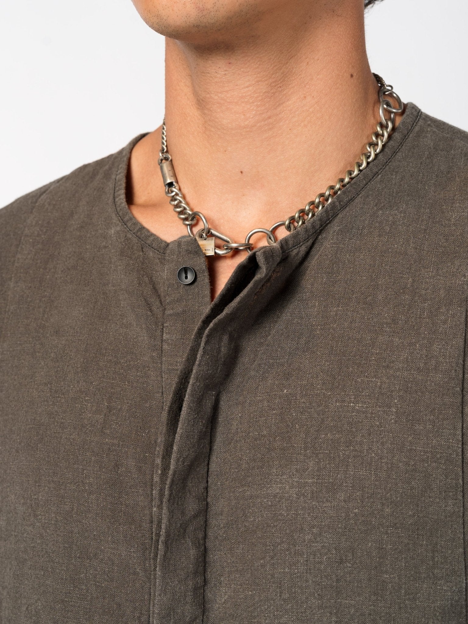 Shirt with Concealed Placket - by 139DEC