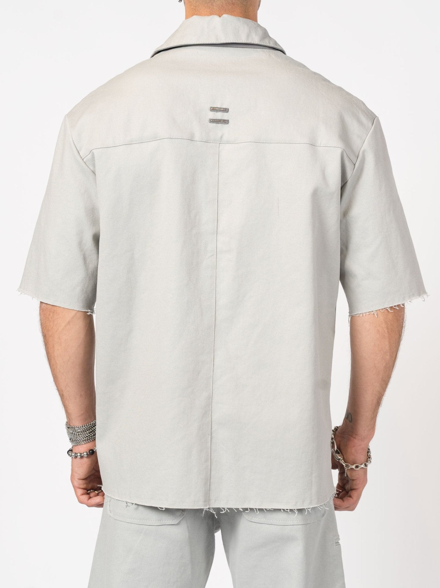Shirt with Nubuck Accents - by DANIELE BASTA
