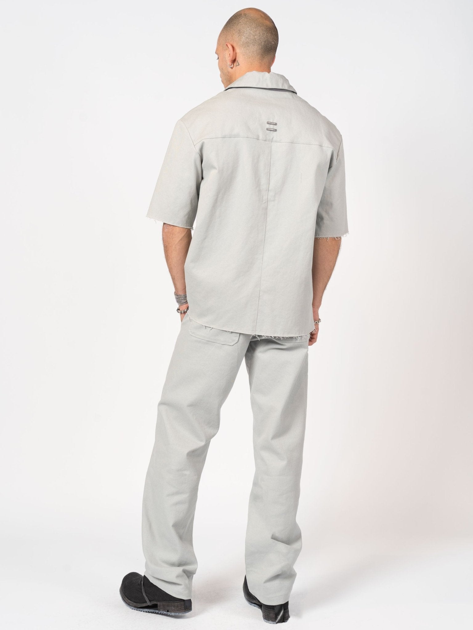 Shirt with Nubuck Accents - by DANIELE BASTA