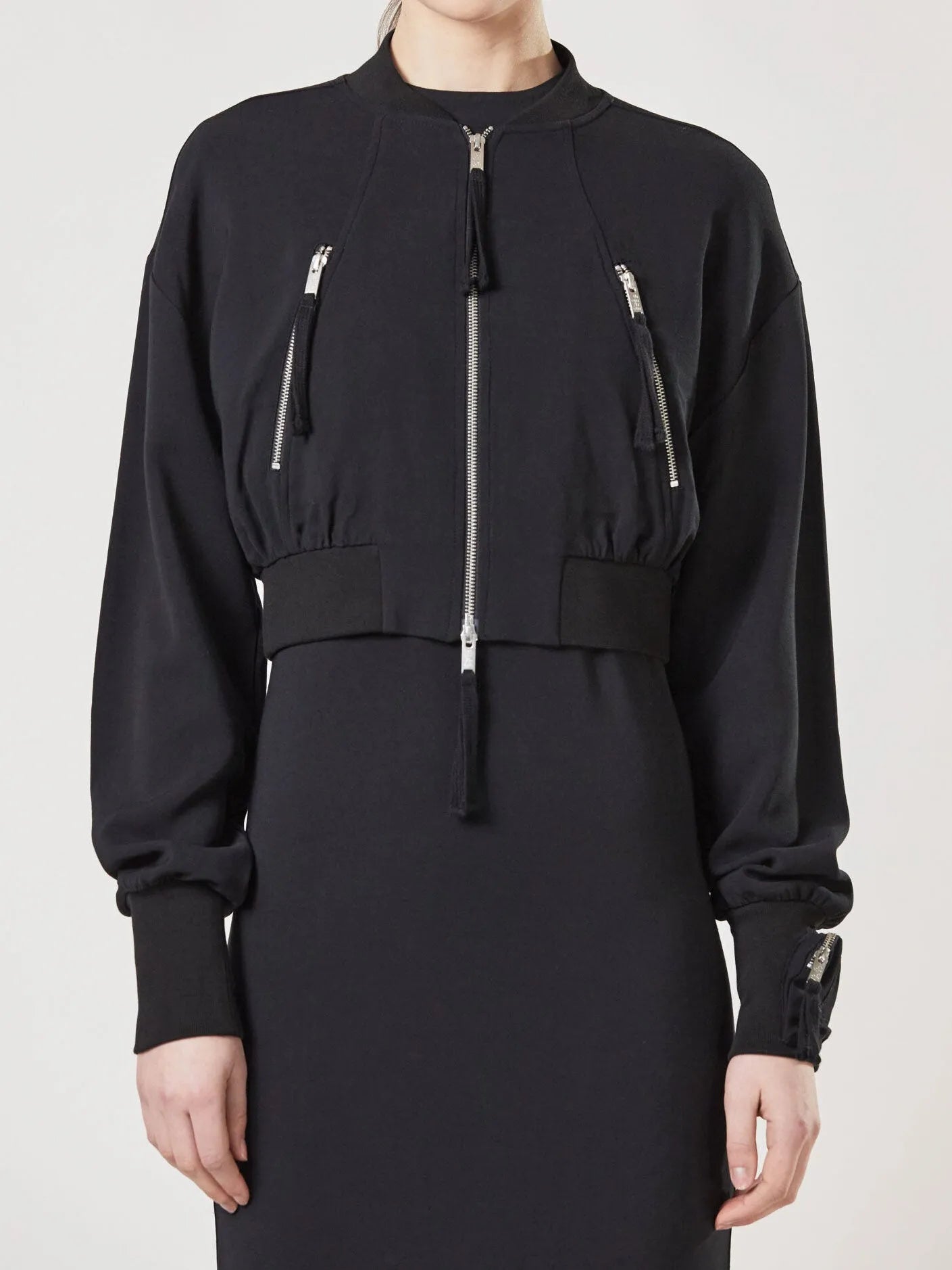 Short bomber jacket - by THOM KROM