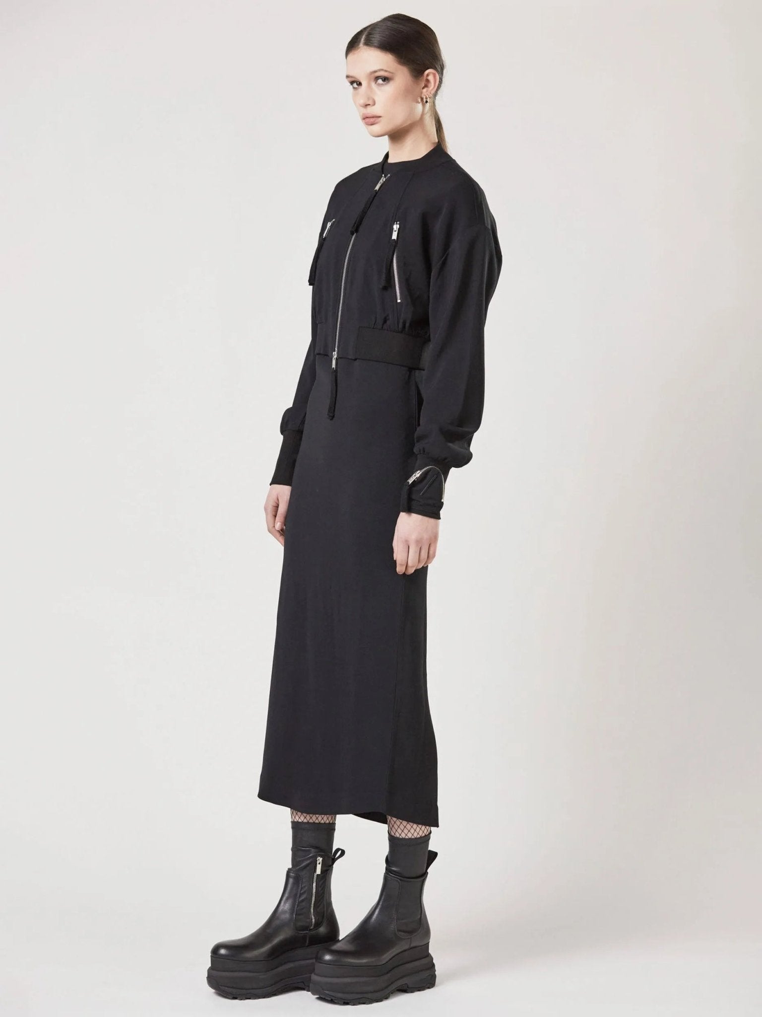 Short bomber jacket - by THOM KROM
