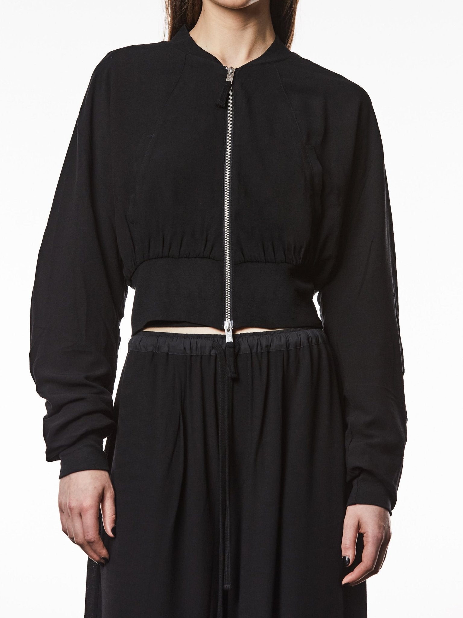 Short Bomber Jacket - by THOM KROM