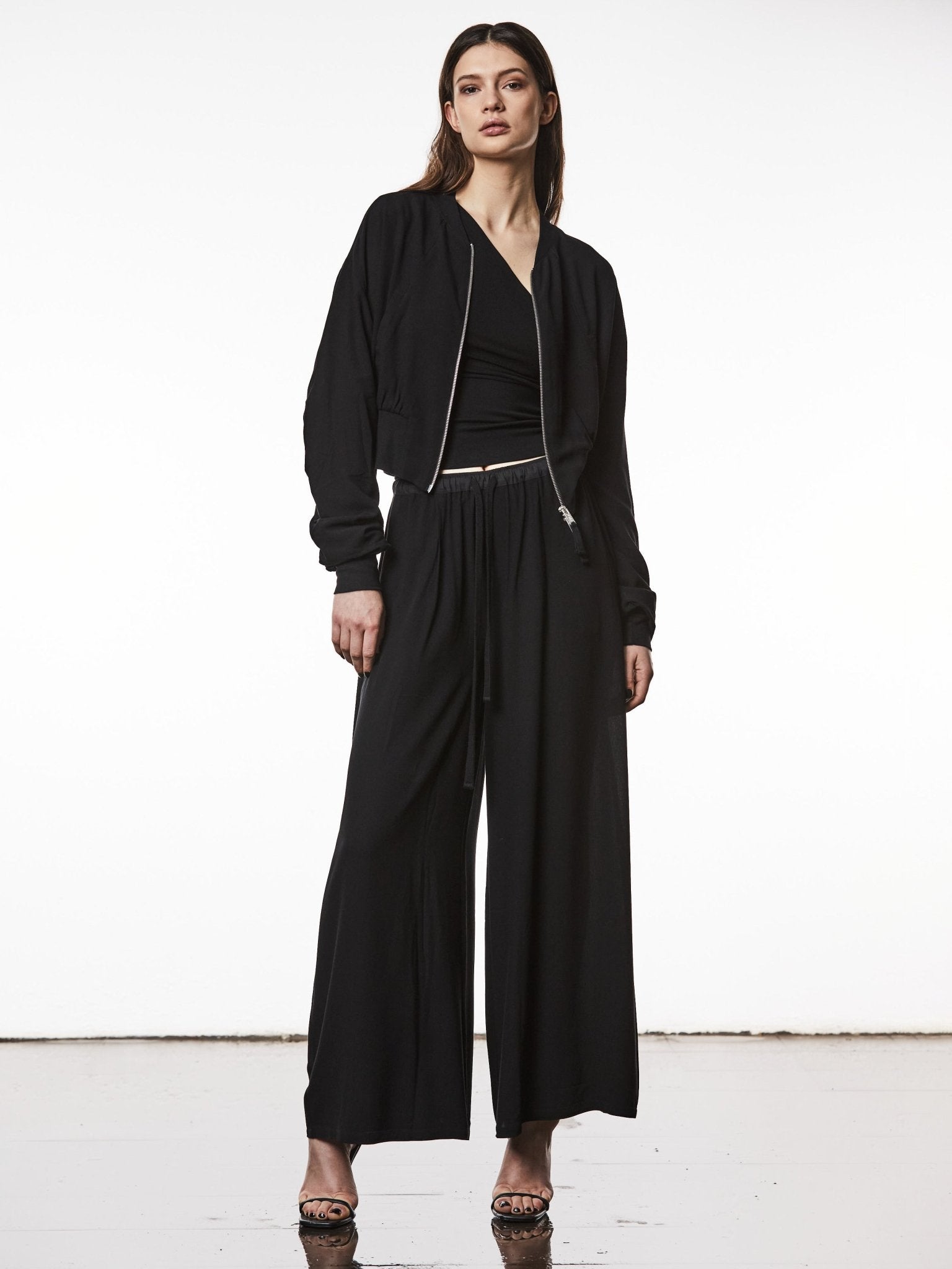 Short Bomber Jacket - by THOM KROM