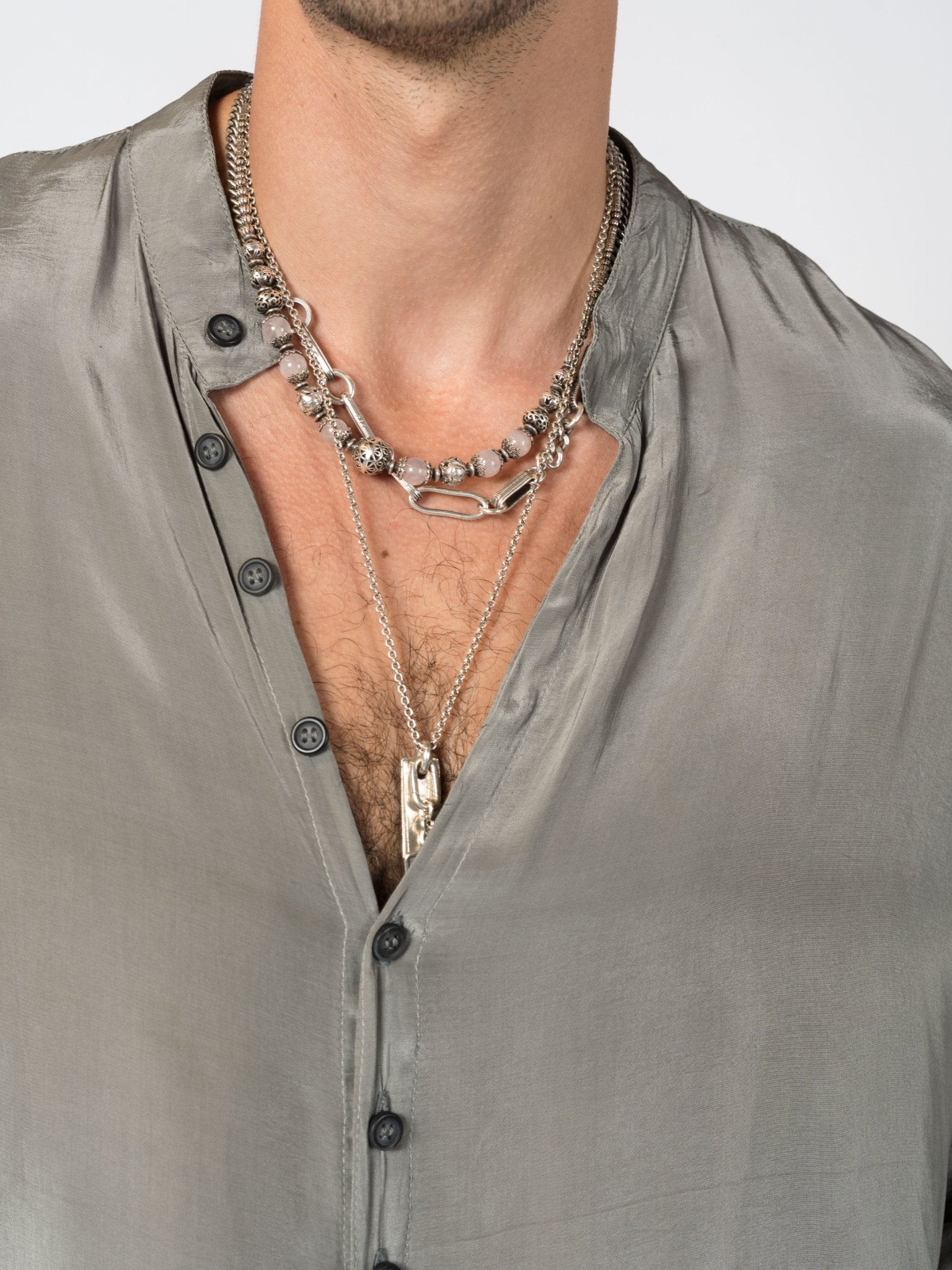 Silk Button - Up Shirt - by AITO