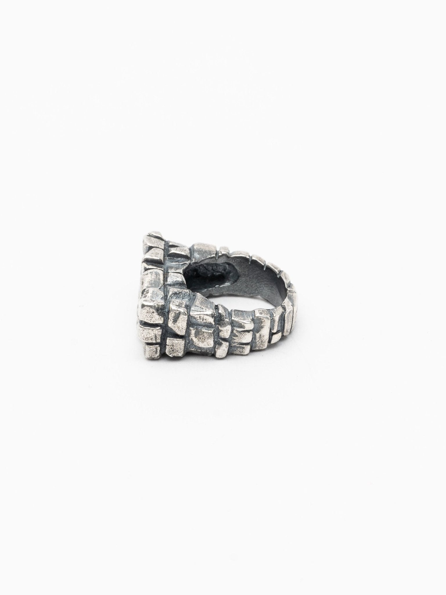 Silver Cobblestone Ring - by CEDAR