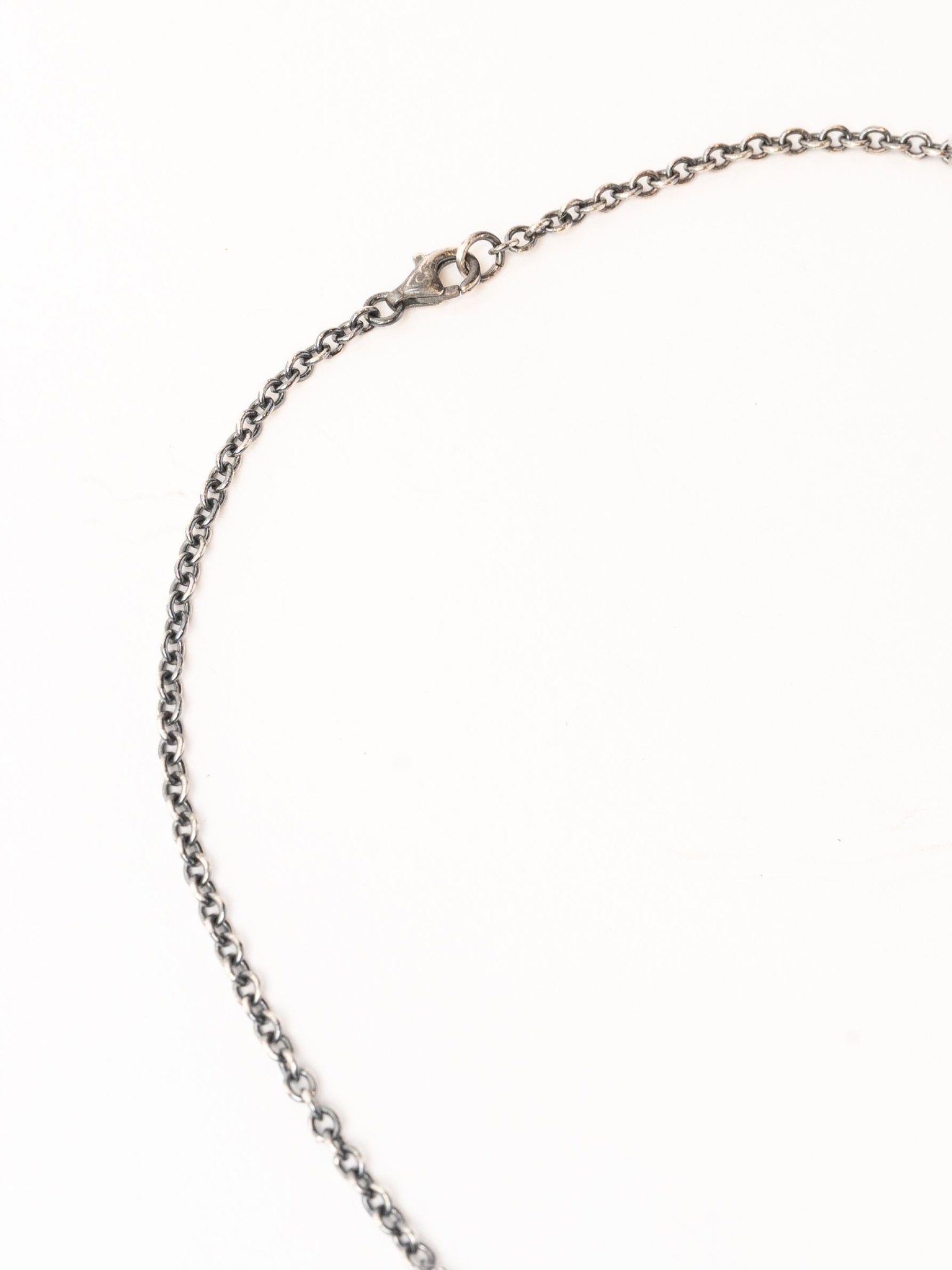 Silver Textured Bar Necklace - by AITO