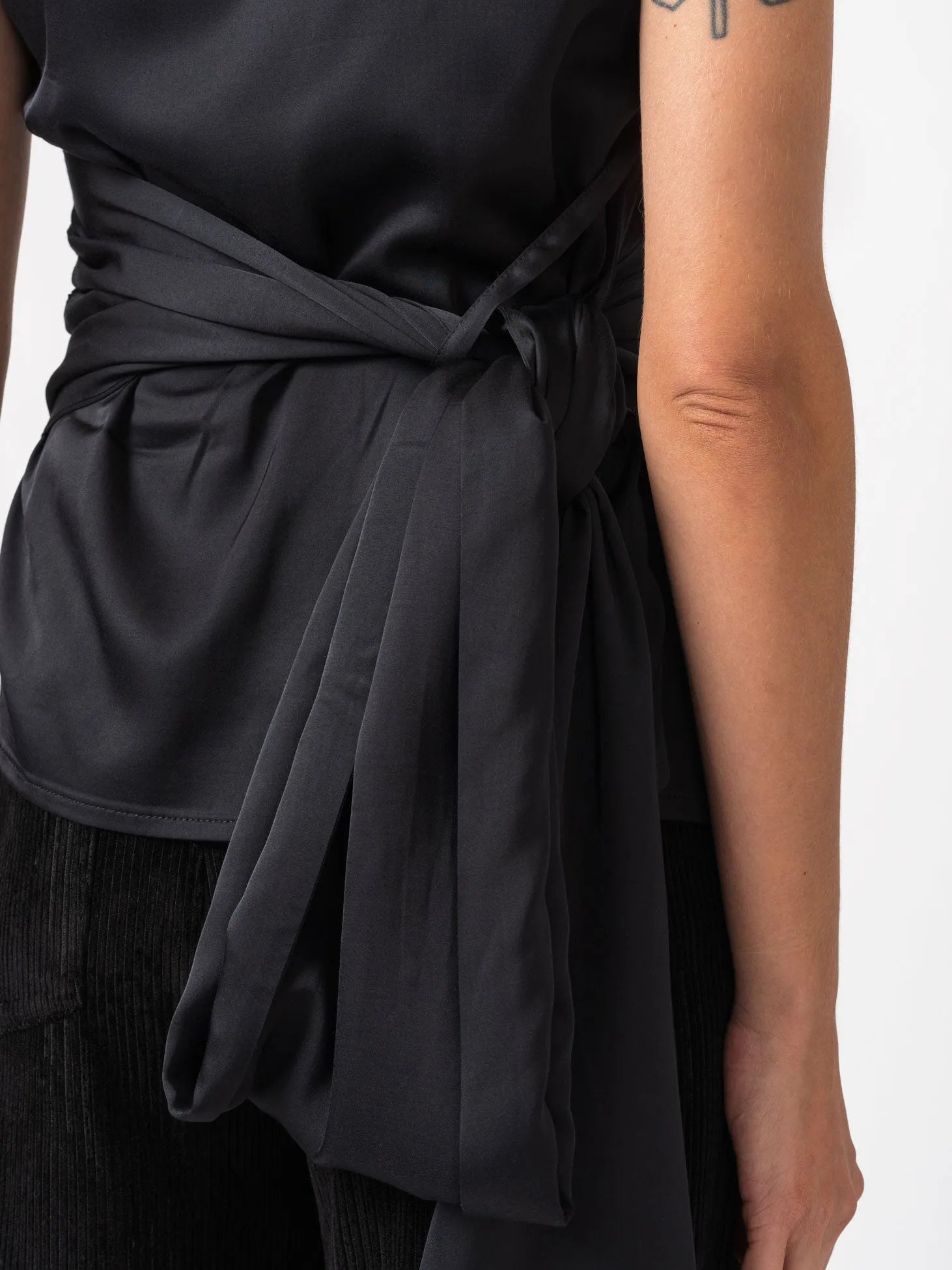 Sleeveless High - Neck Blouse - by NOSTRA SANTISSIMA