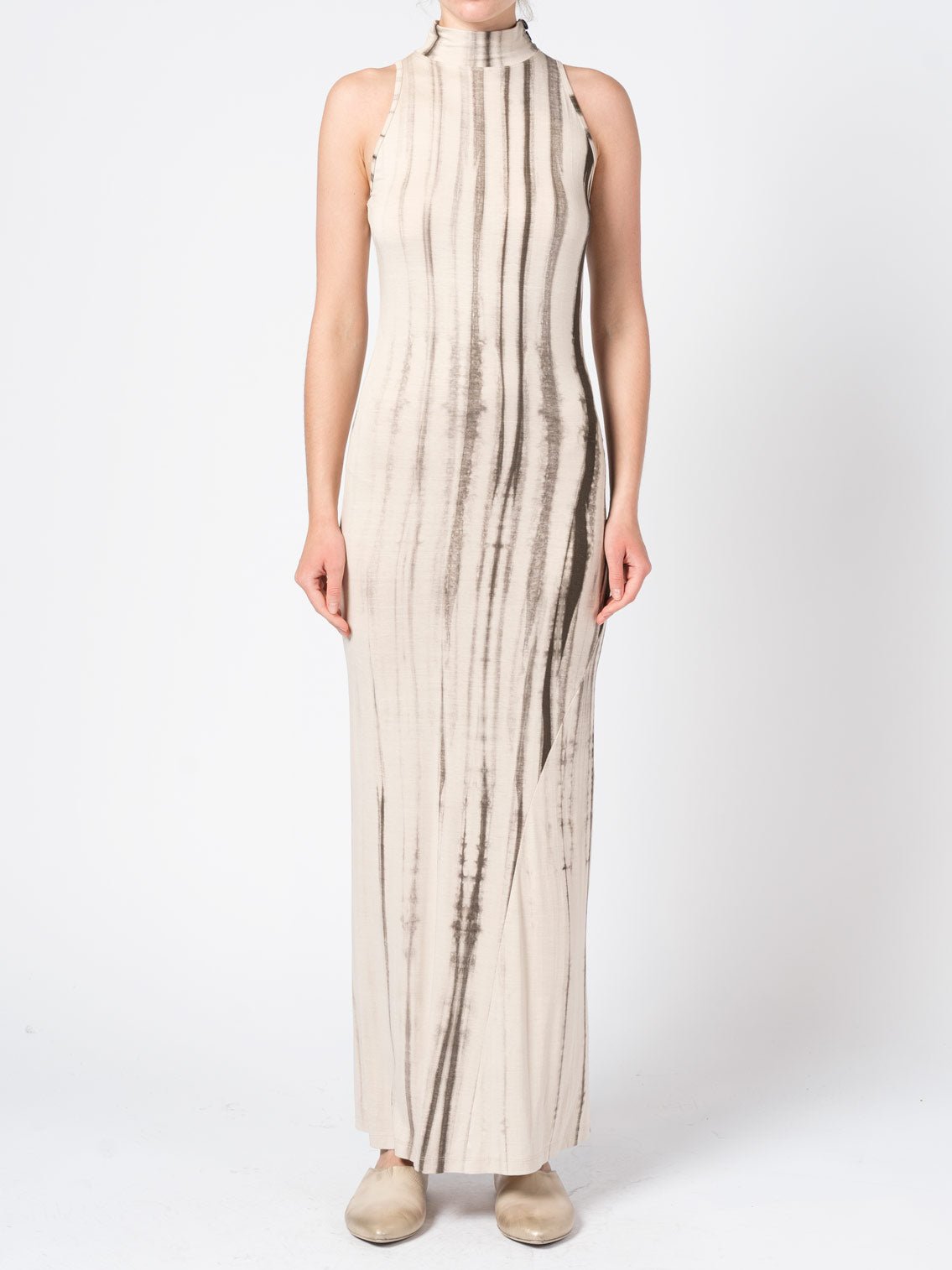 Sleeveless Tie - Dye Maxi Dress - by NOSTRA SANTISSIMA