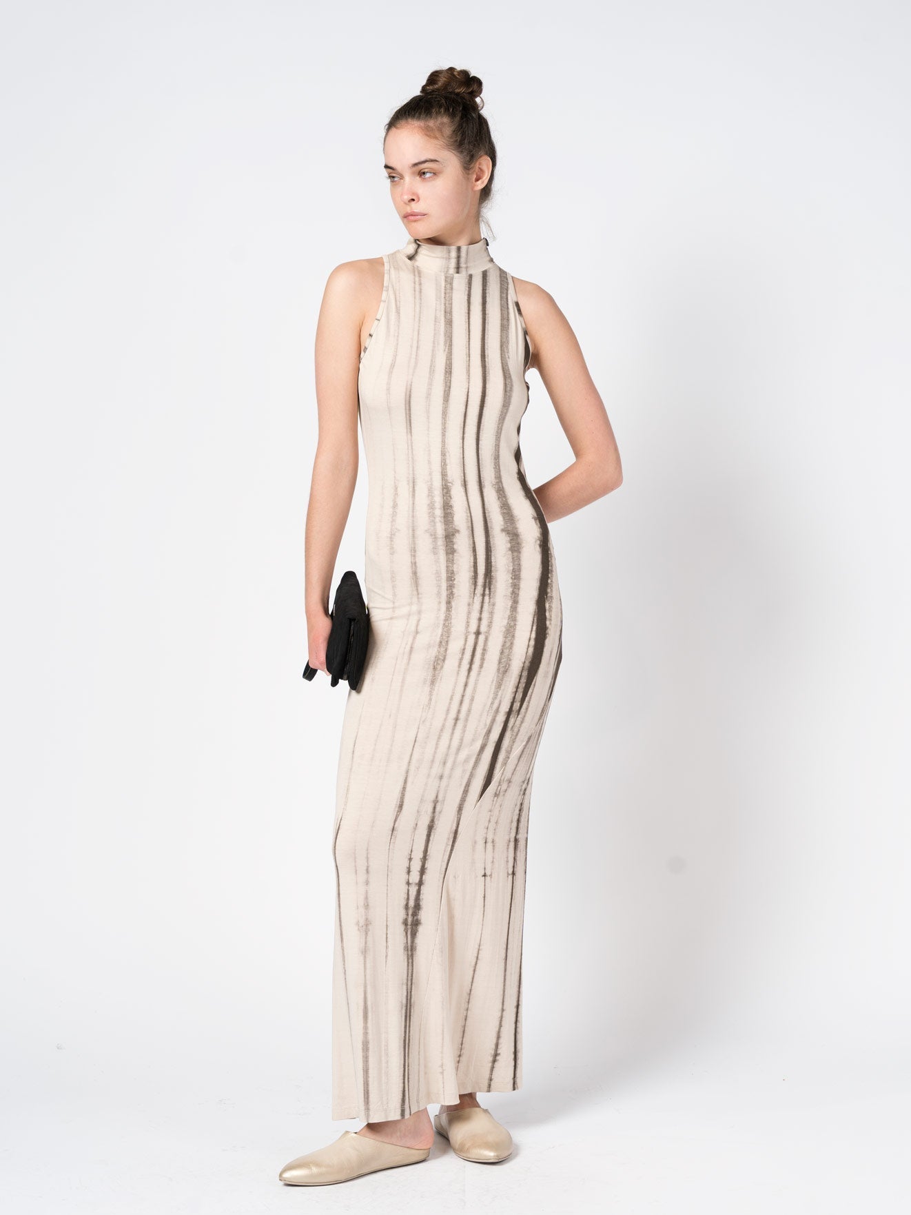 Sleeveless Tie - Dye Maxi Dress - by NOSTRA SANTISSIMA