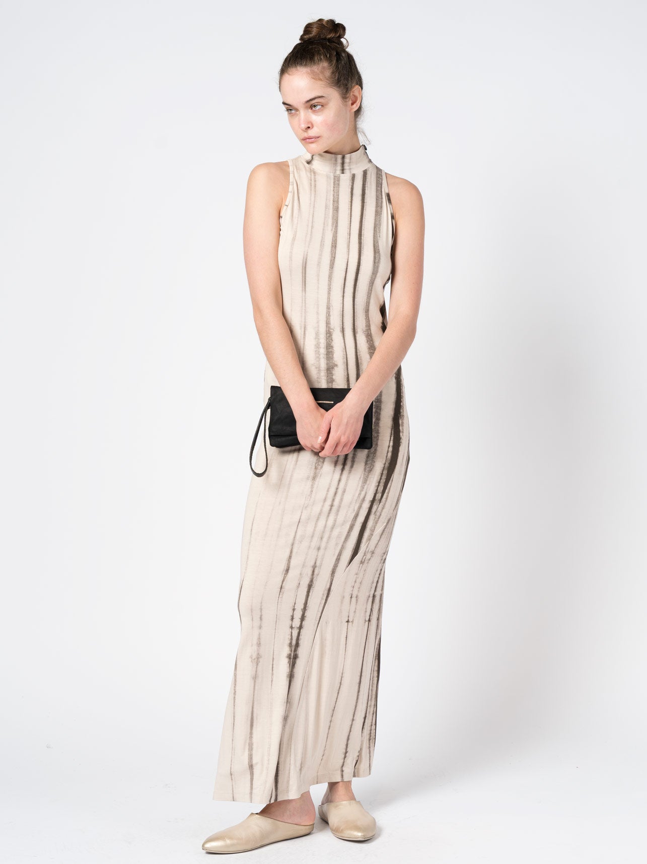 Sleeveless Tie - Dye Maxi Dress - by NOSTRA SANTISSIMA