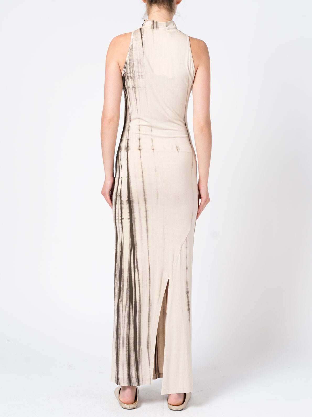 Sleeveless Tie - Dye Maxi Dress - by NOSTRA SANTISSIMA