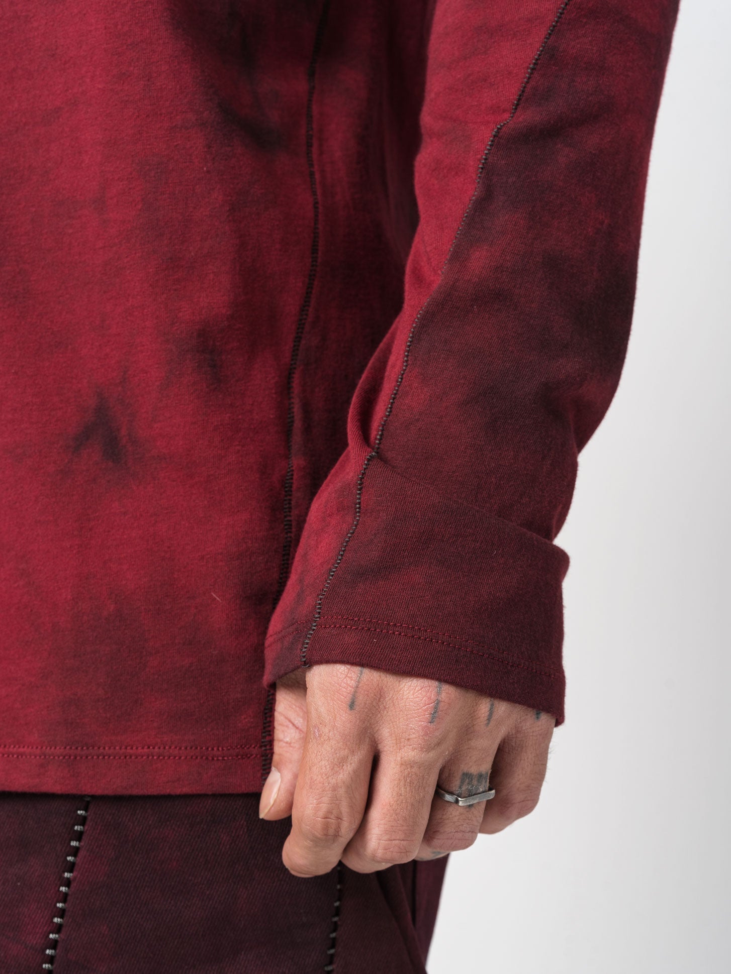 Soft Cotton Jersey Long Sleeve T-Shirt - by D.HYGEN