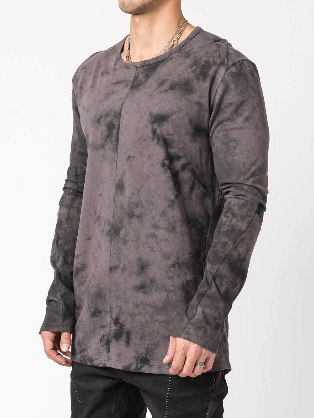 Soft Cotton Jersey Long Sleeve T-Shirt - by D.HYGEN