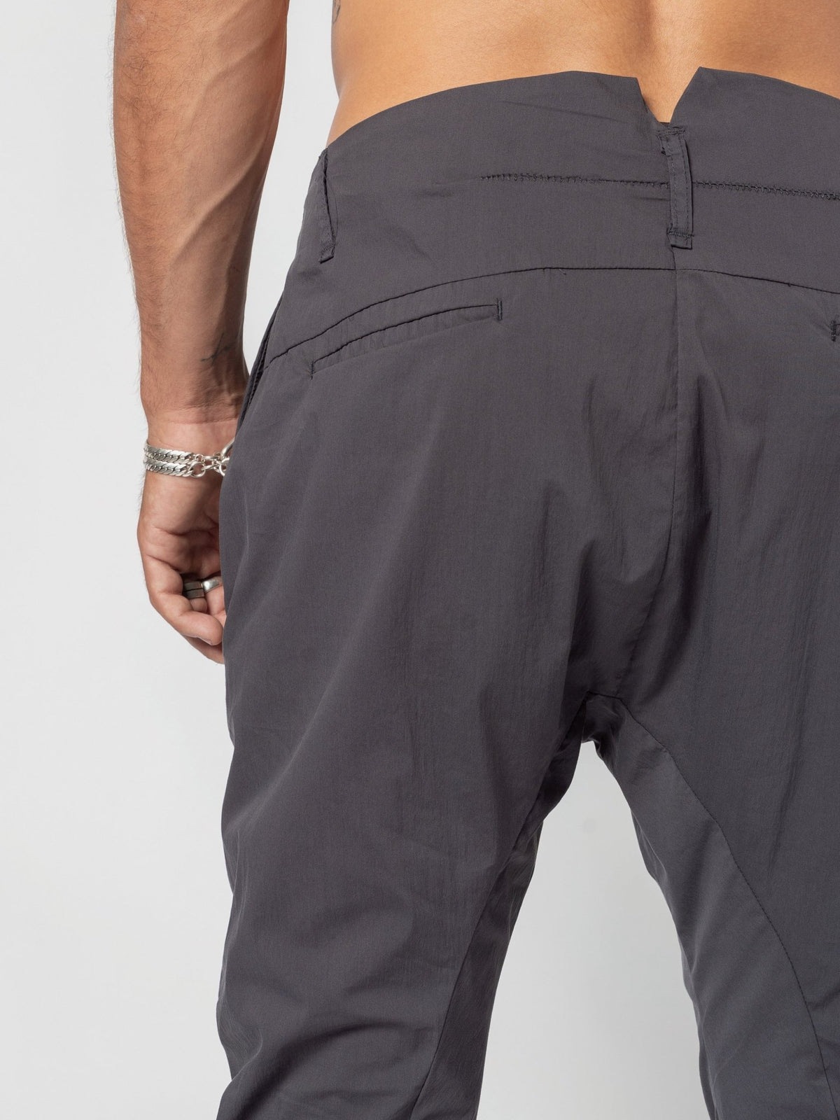 Stacked Hem Slim Pants - by AITO