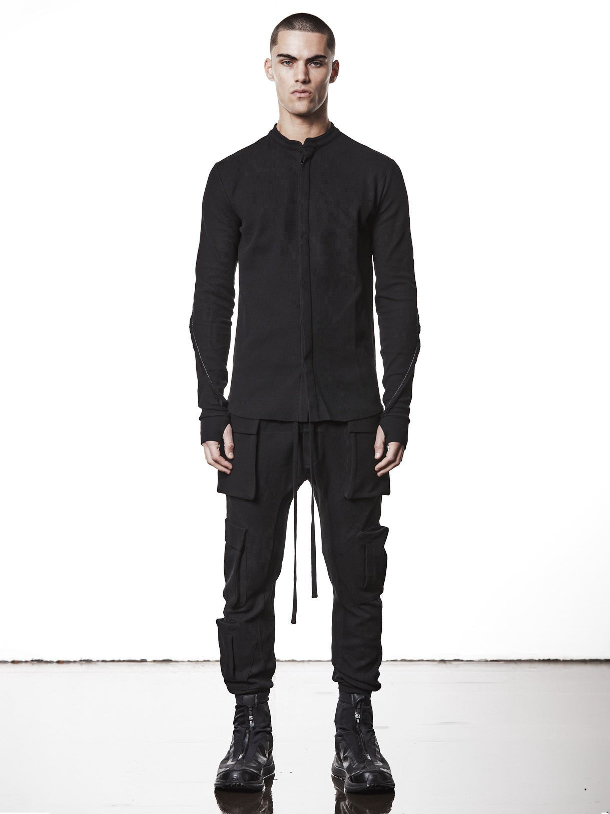 Stand - Up Collar Shirt - by THOM KROM