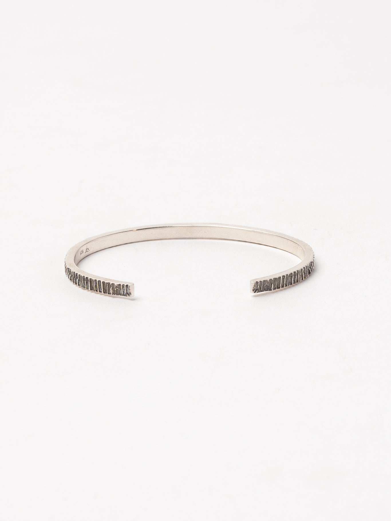 Sterling Silver Textured Cuff Bracelet - by AITO
