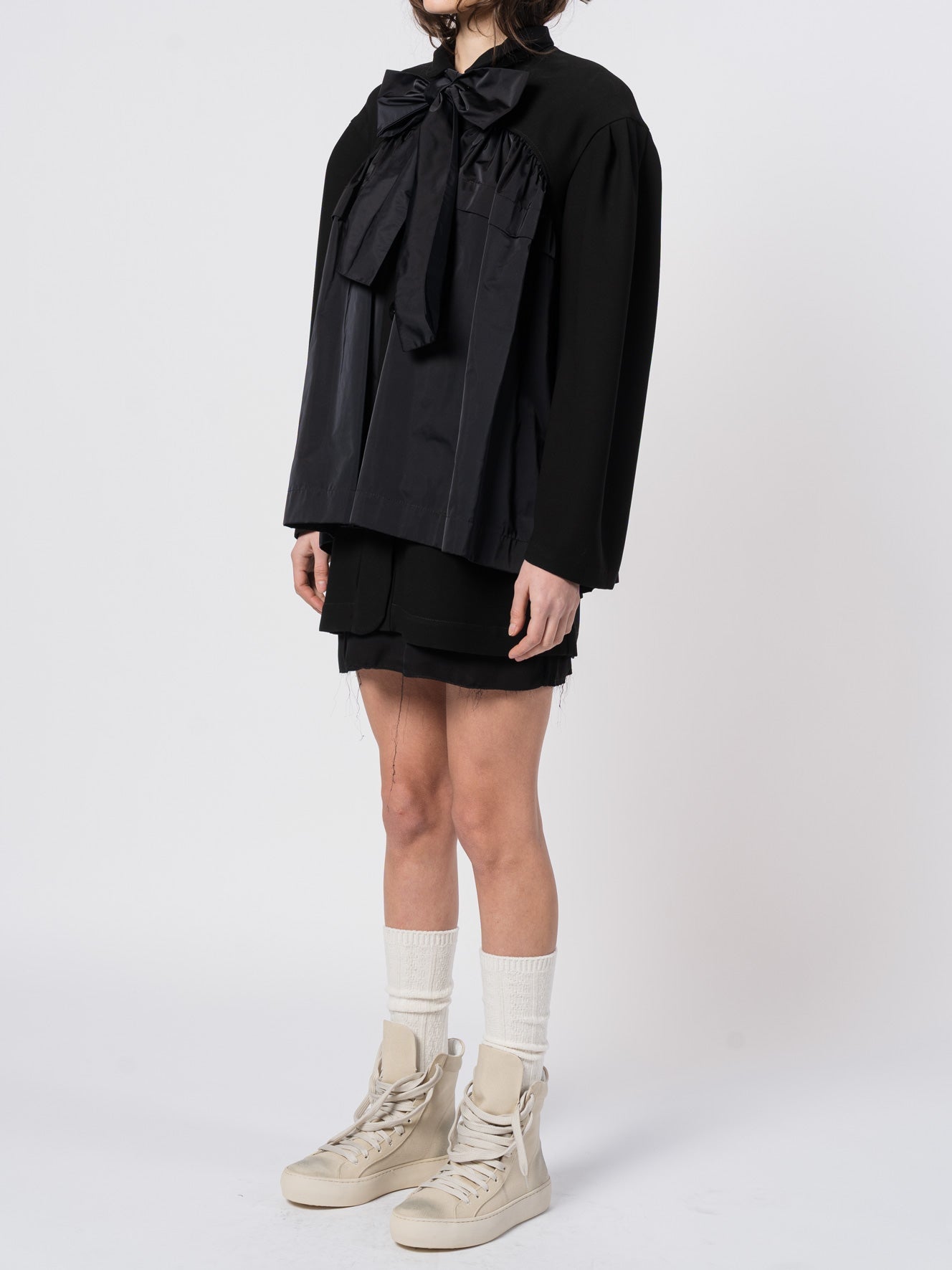 Structured Bow - Detail Layered Top - by SHARONA SHARVIT