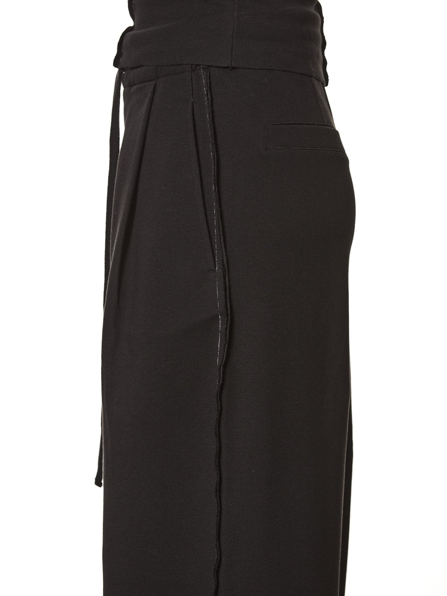 Structured Wide - Leg Trousers - by THOM KROM