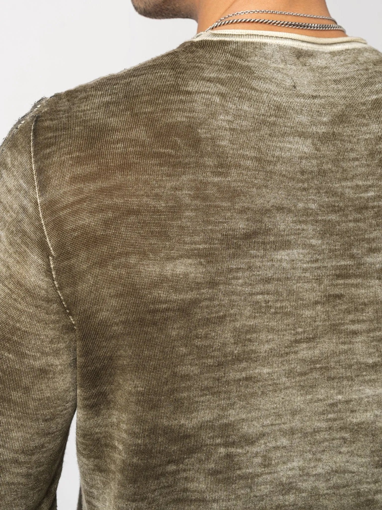 Sweater with Rubber Detail - by MD75