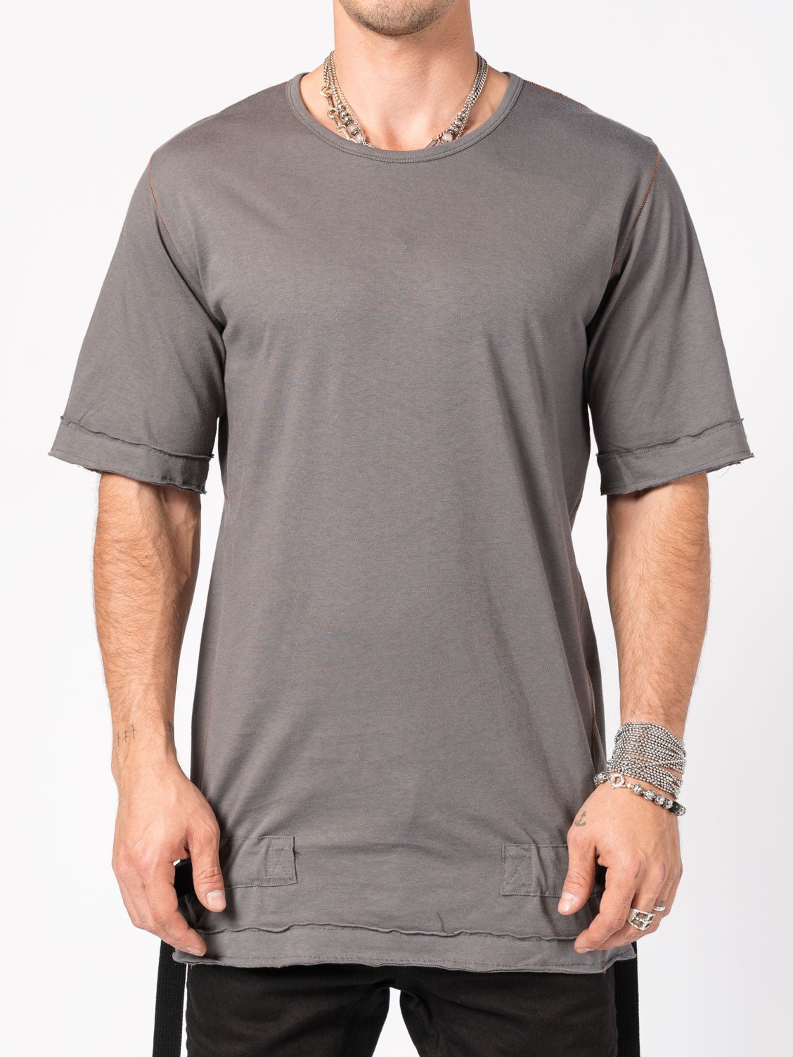 T-Shirt with Adjustable Side Buckles - by D.HYGEN
