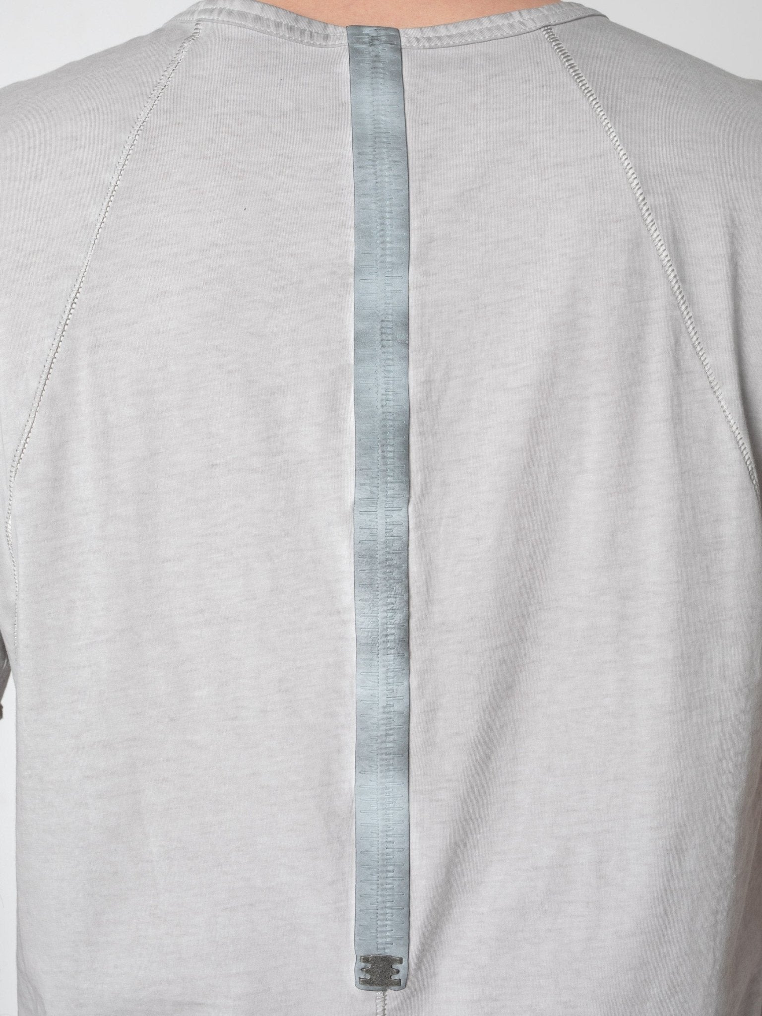 T-Shirt with Rubber Strip Detail - by ISAAC SELLAM