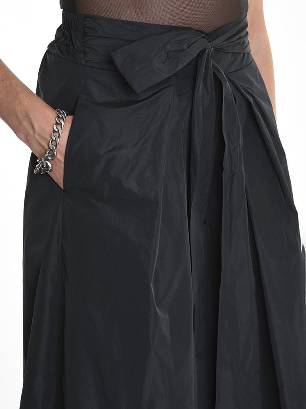 Taffeta Wide - Leg Trousers - by LA HAINE INSIDE US