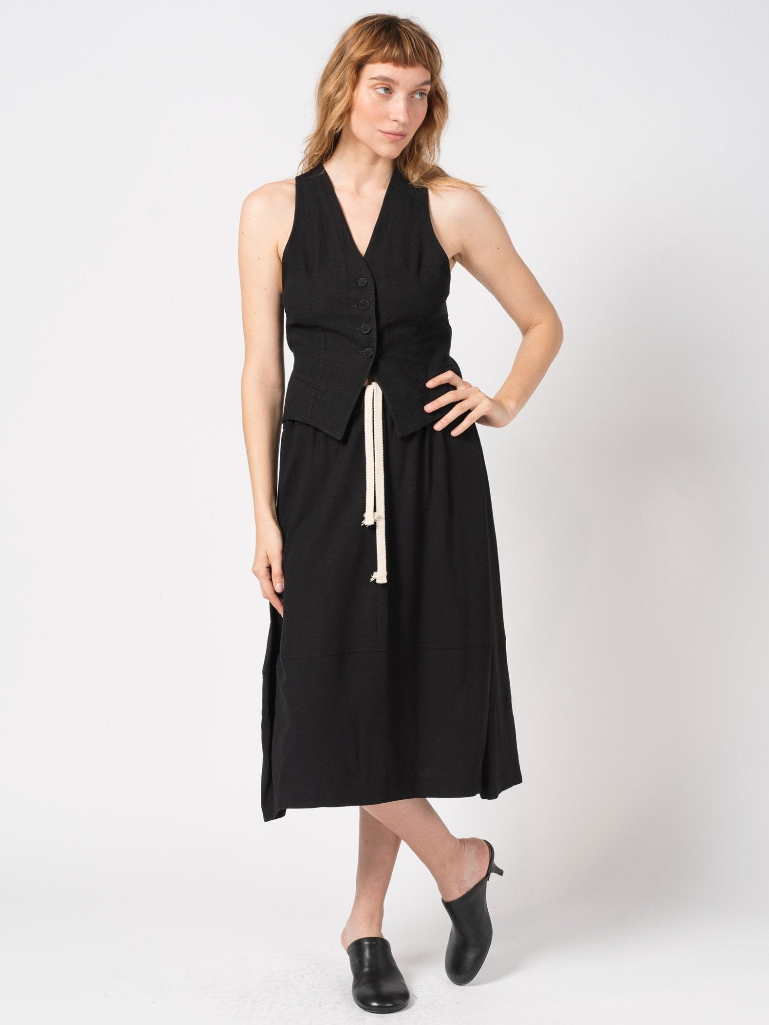 Tailored Linen - Blend Vest - by NOSTRA SANTISSIMA
