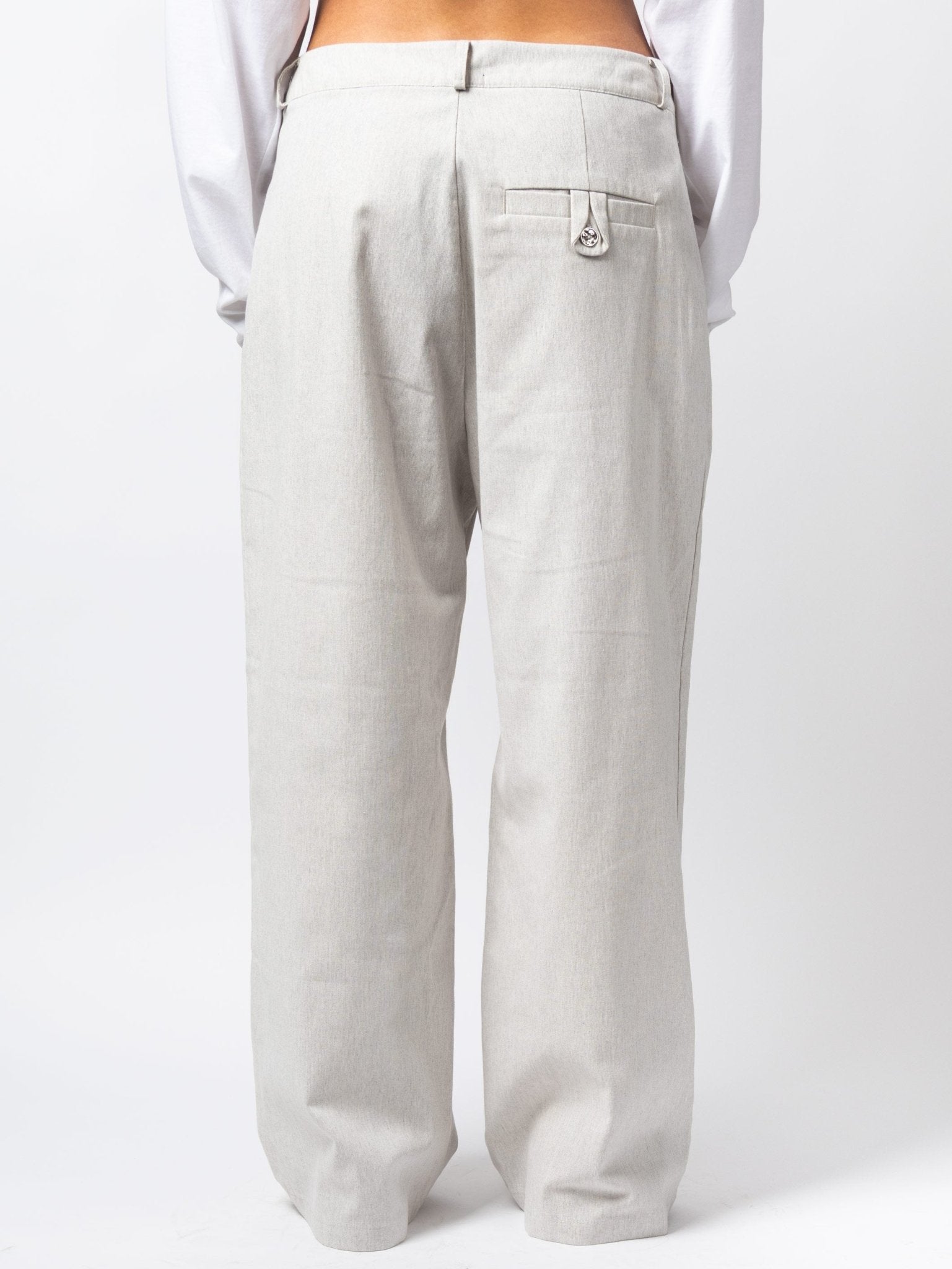 Tailored Wide - Leg Trousers - by VAGUE