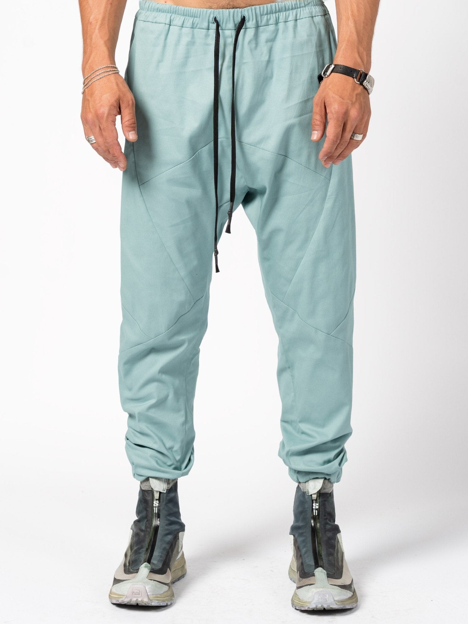 Tapered Cotton Blend Pants - by 139DEC