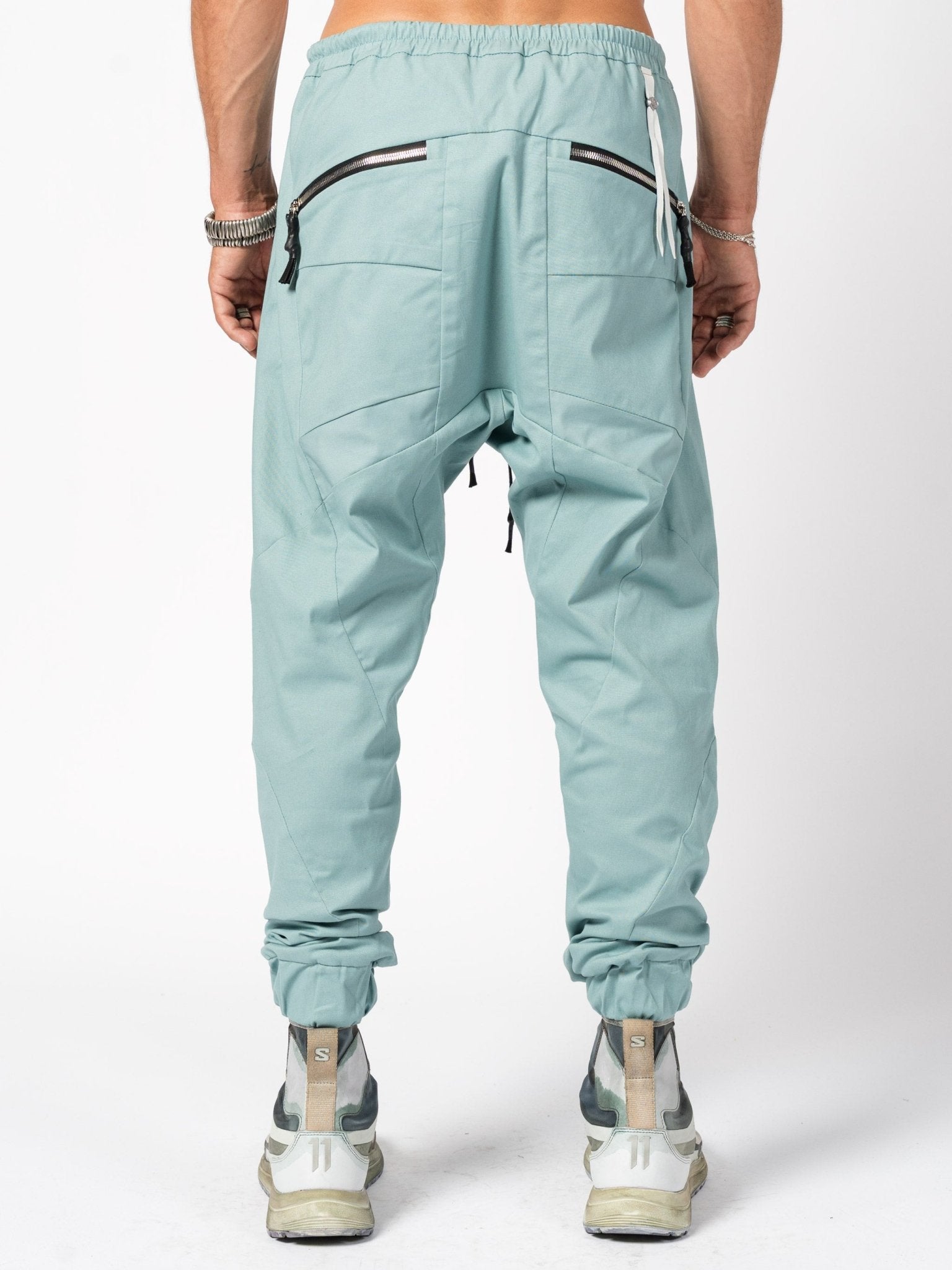 Tapered Cotton Blend Pants - by 139DEC
