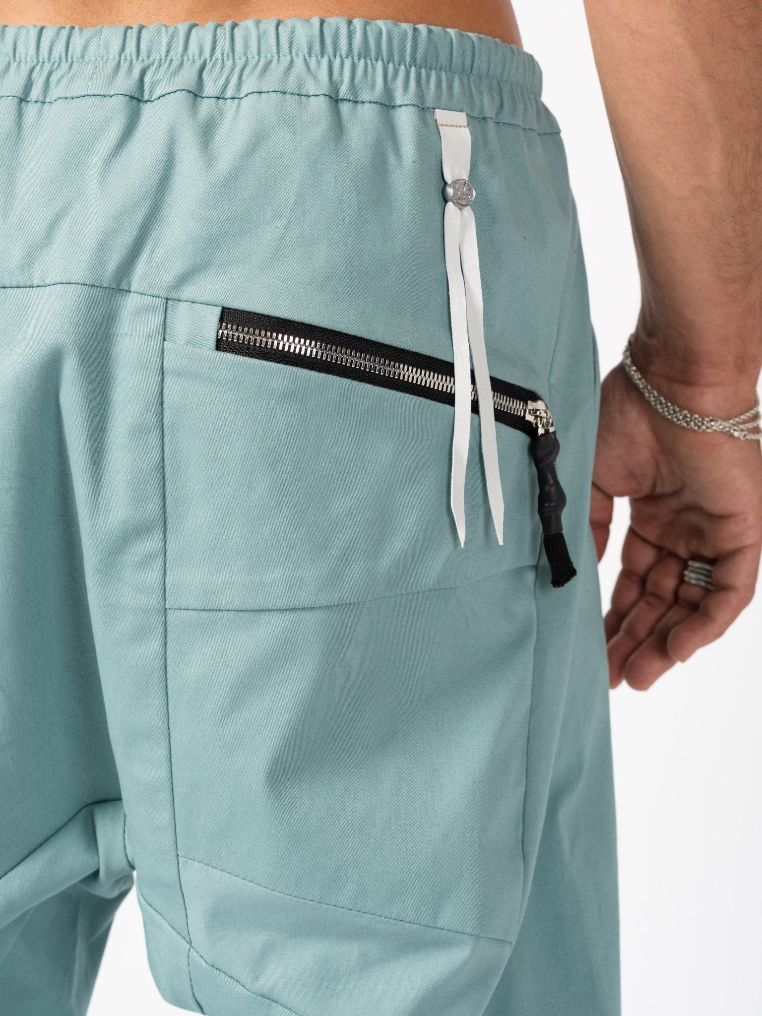 Tapered Cotton Blend Pants - by 139DEC