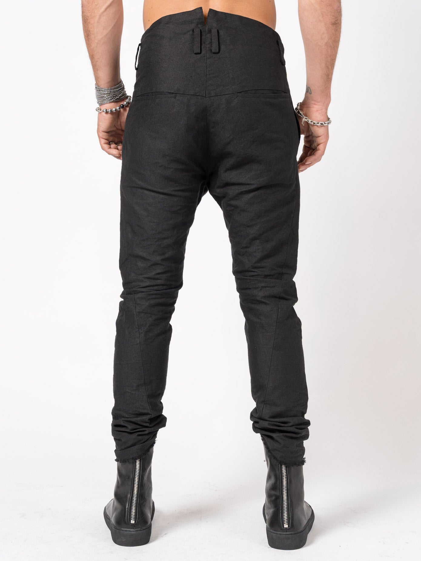 Tapered Linen - Paper Trousers - by NUDE: MM