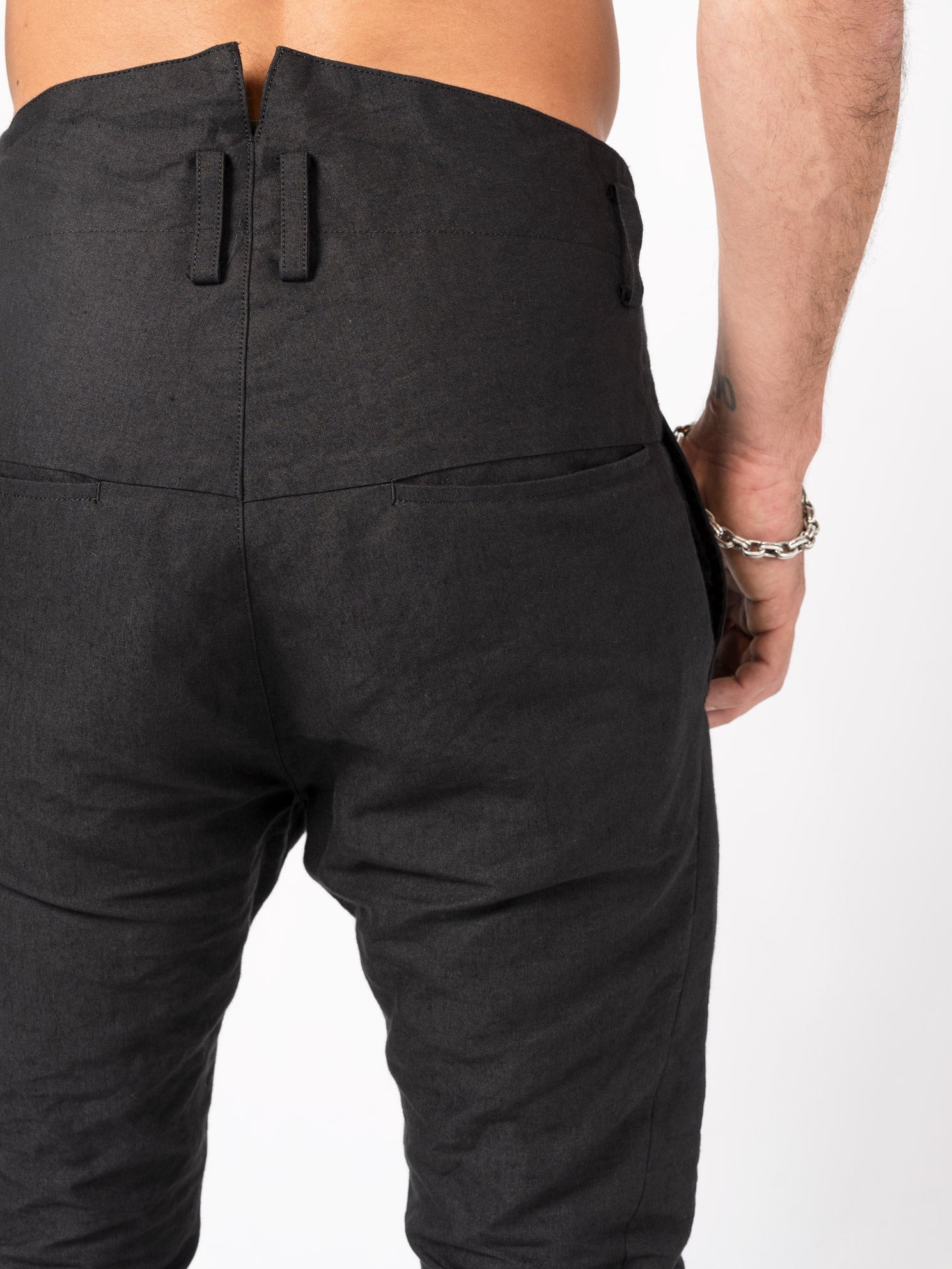 Tapered Linen - Paper Trousers - by NUDE: MM