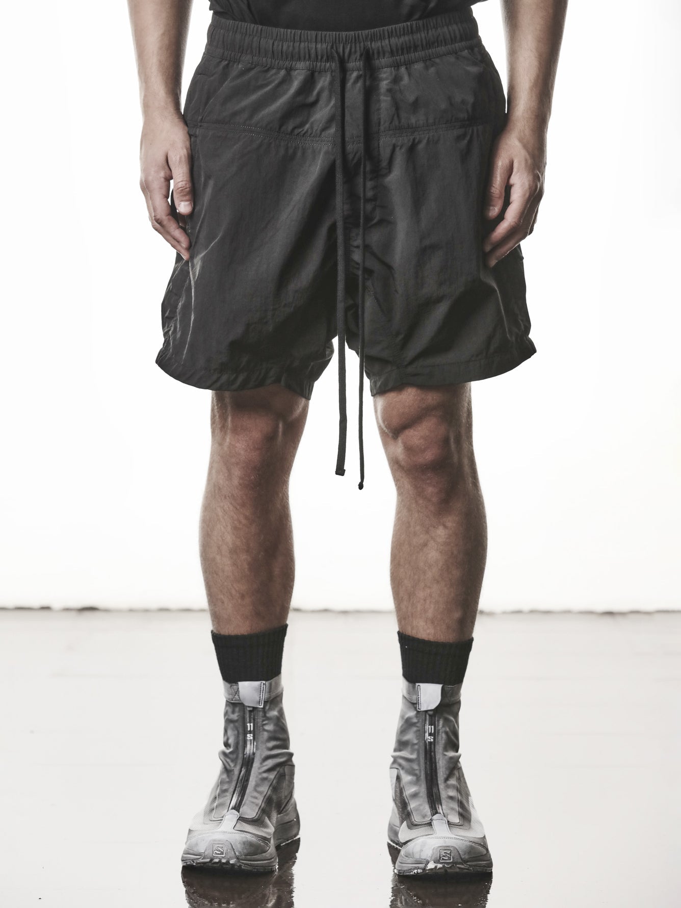 Technical Drop Crotch Shorts - by THOM KROM