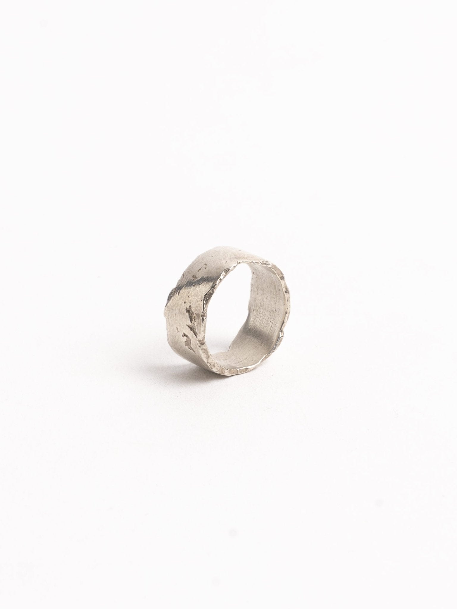 Textured Band Ring - by MAYA NOACH