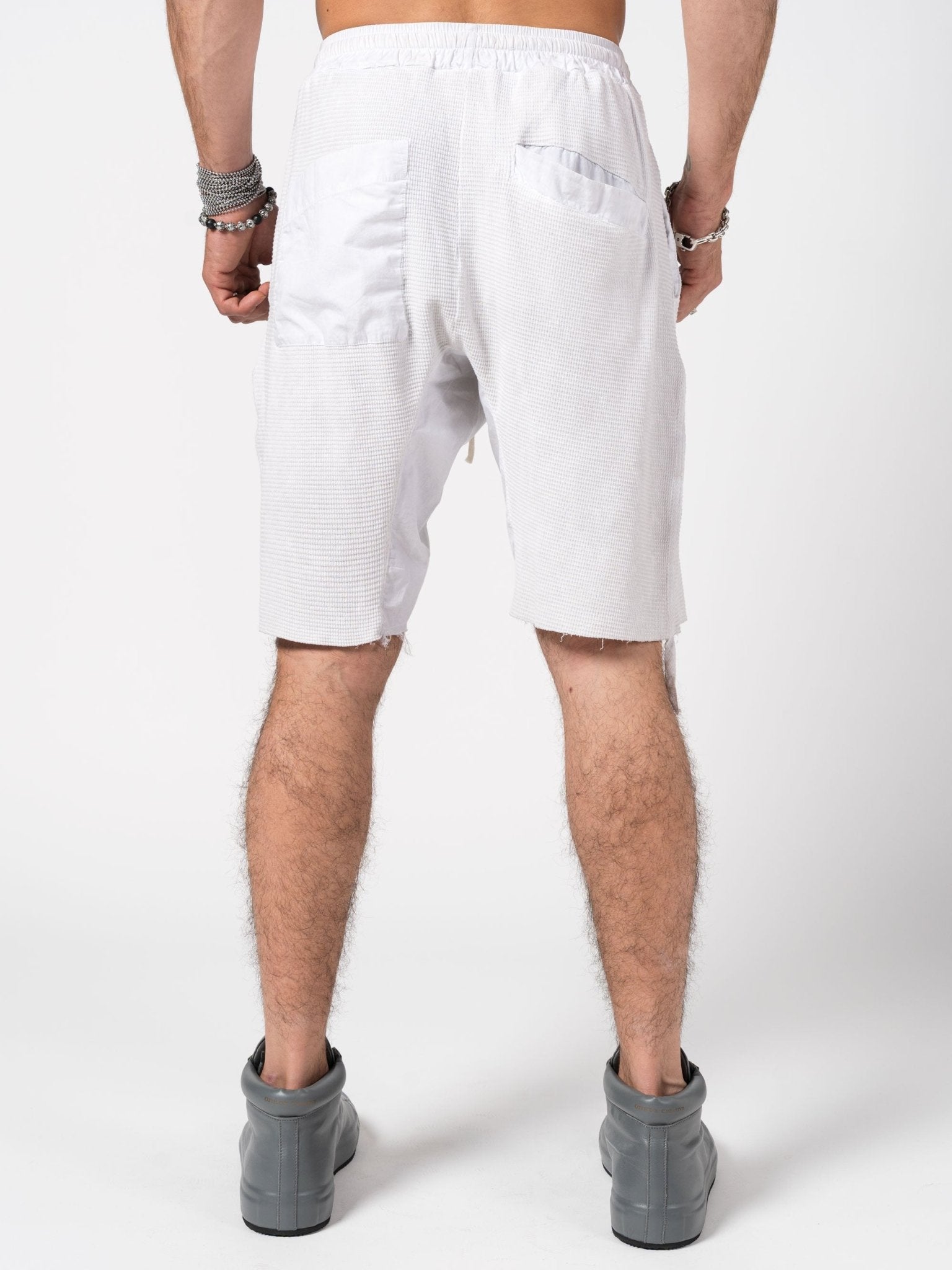 Textured Drop - Crotch Shorts - by AITO