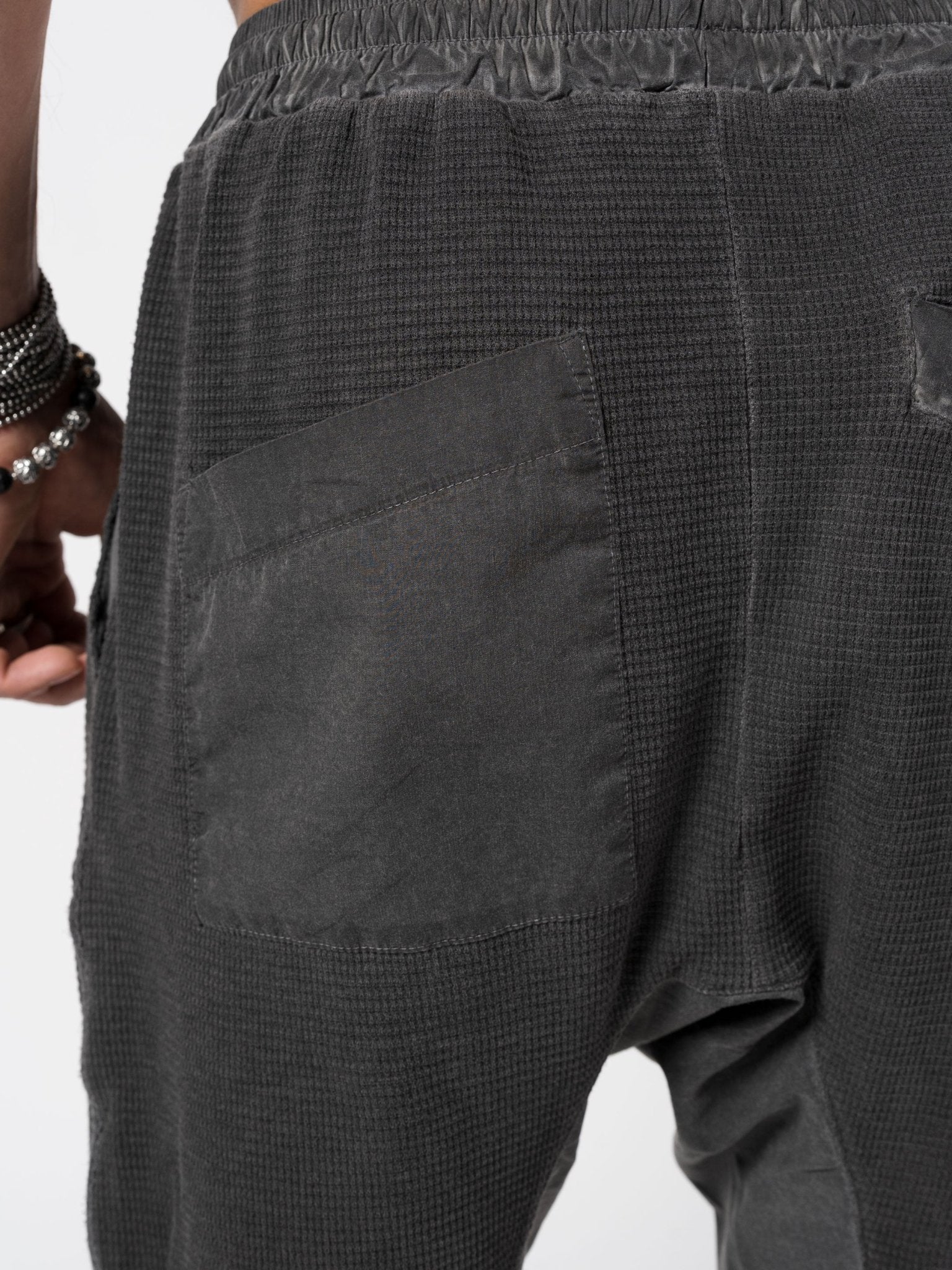 Textured Drop - Crotch Shorts - by AITO