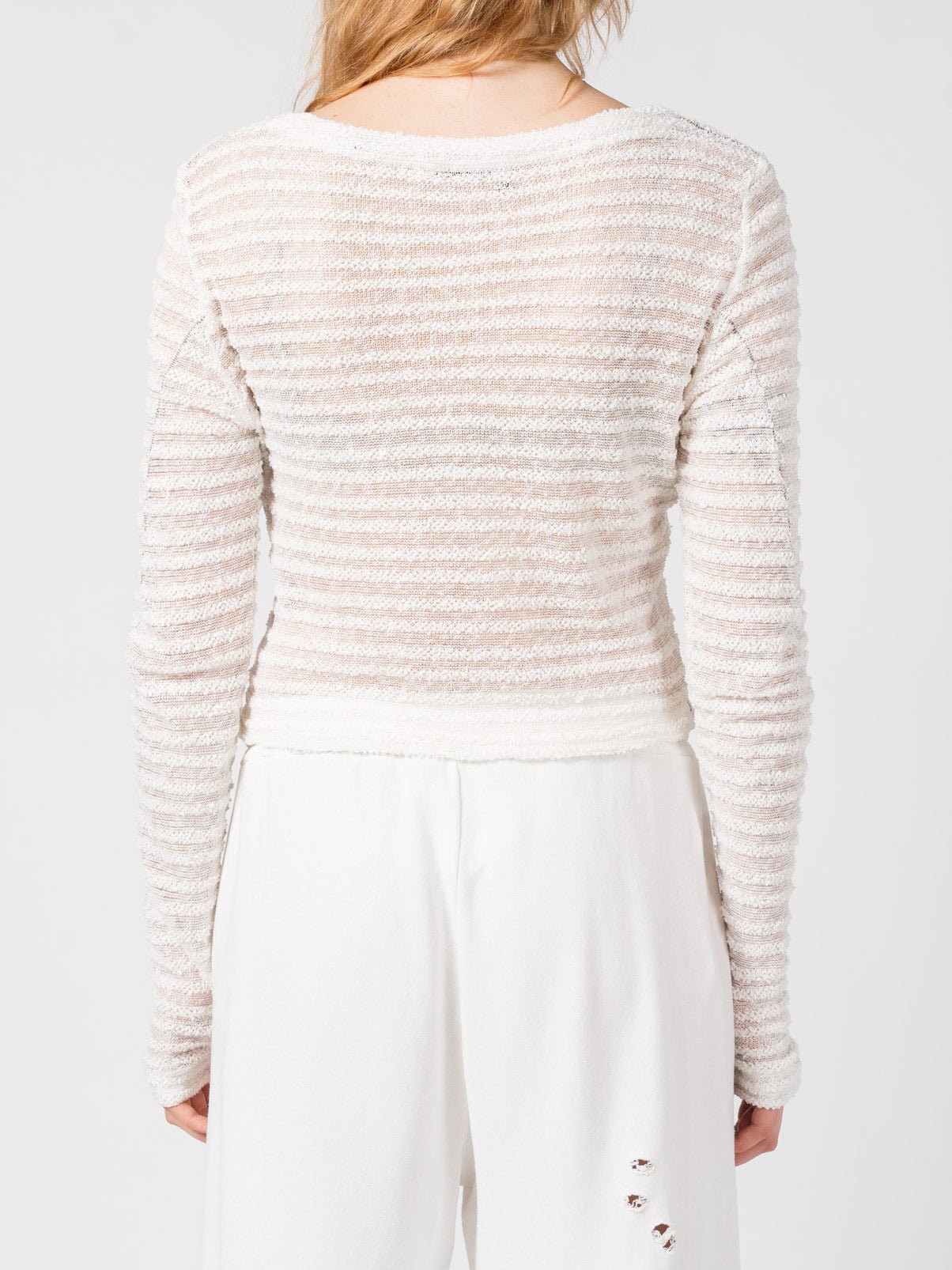 Textured Knit Cardigan - by NOSTRA SANTISSIMA