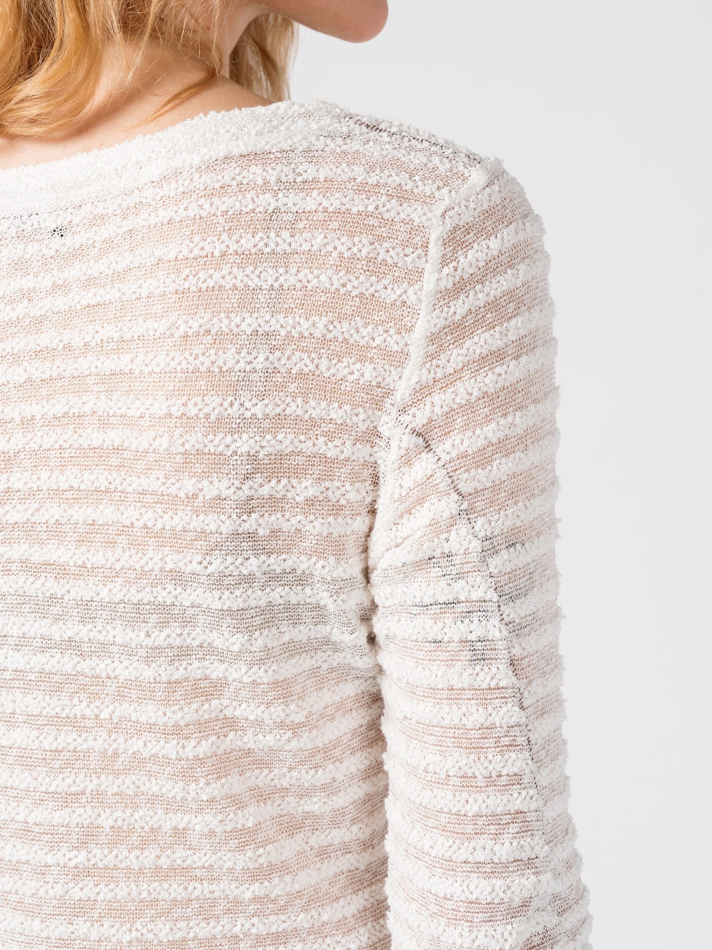Textured Knit Cardigan - by NOSTRA SANTISSIMA