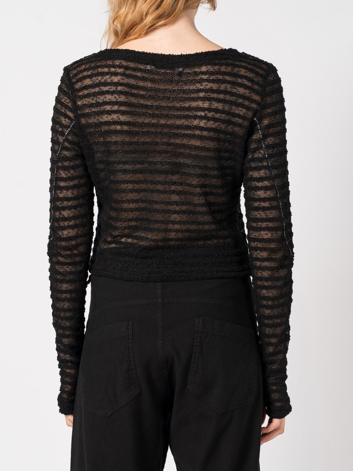 Textured Knit Cardigan - by NOSTRA SANTISSIMA