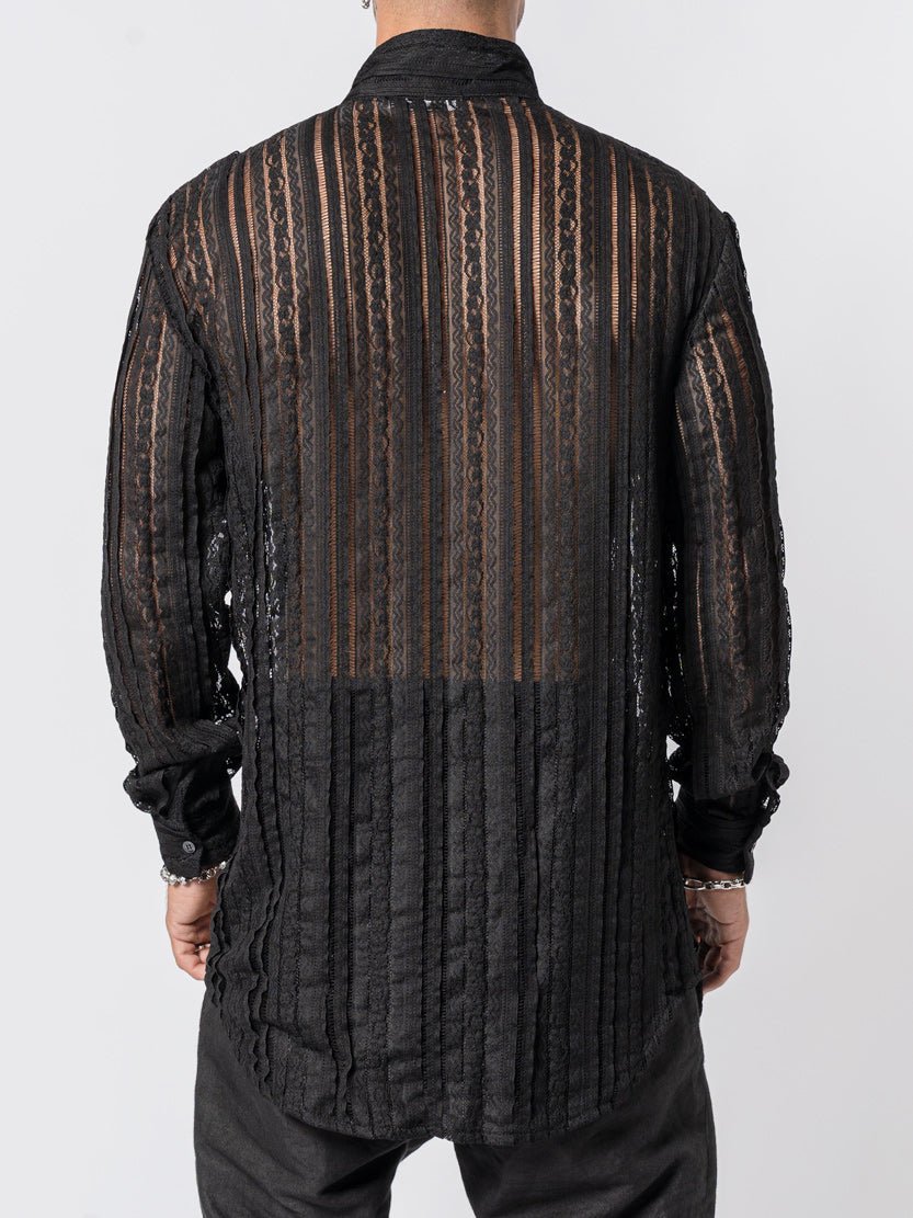 Textured Lace Shirt - by NOSTRA SANTISSIMA