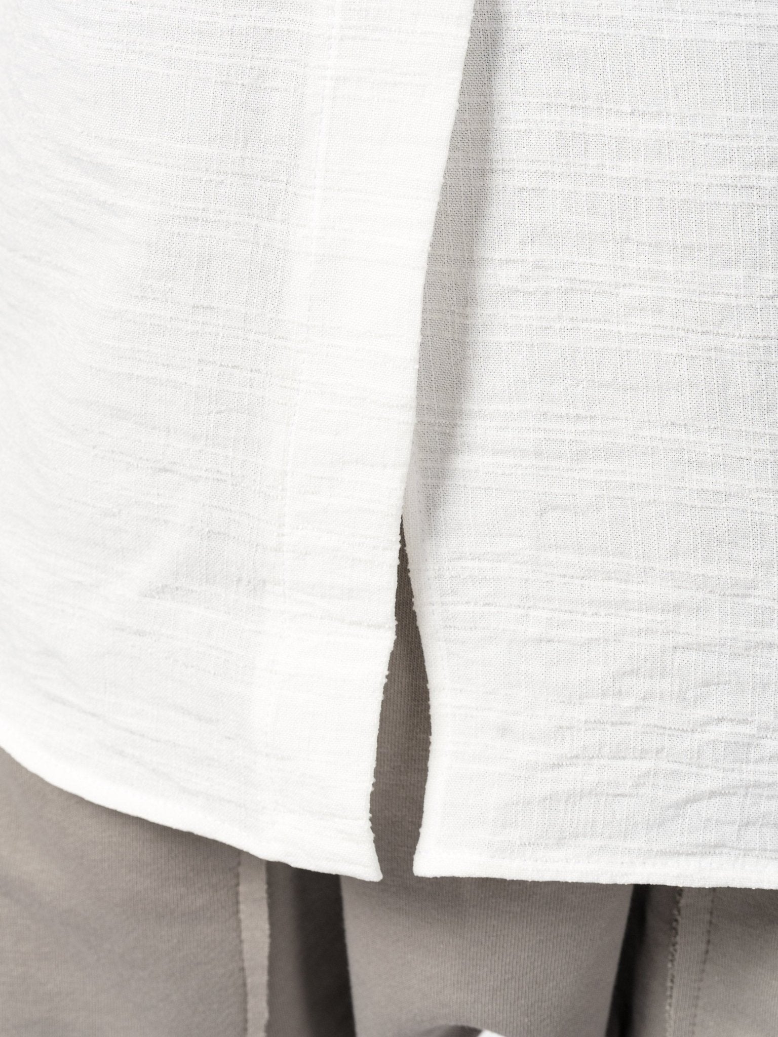 Textured Linen Blend Shirt - by 139DEC