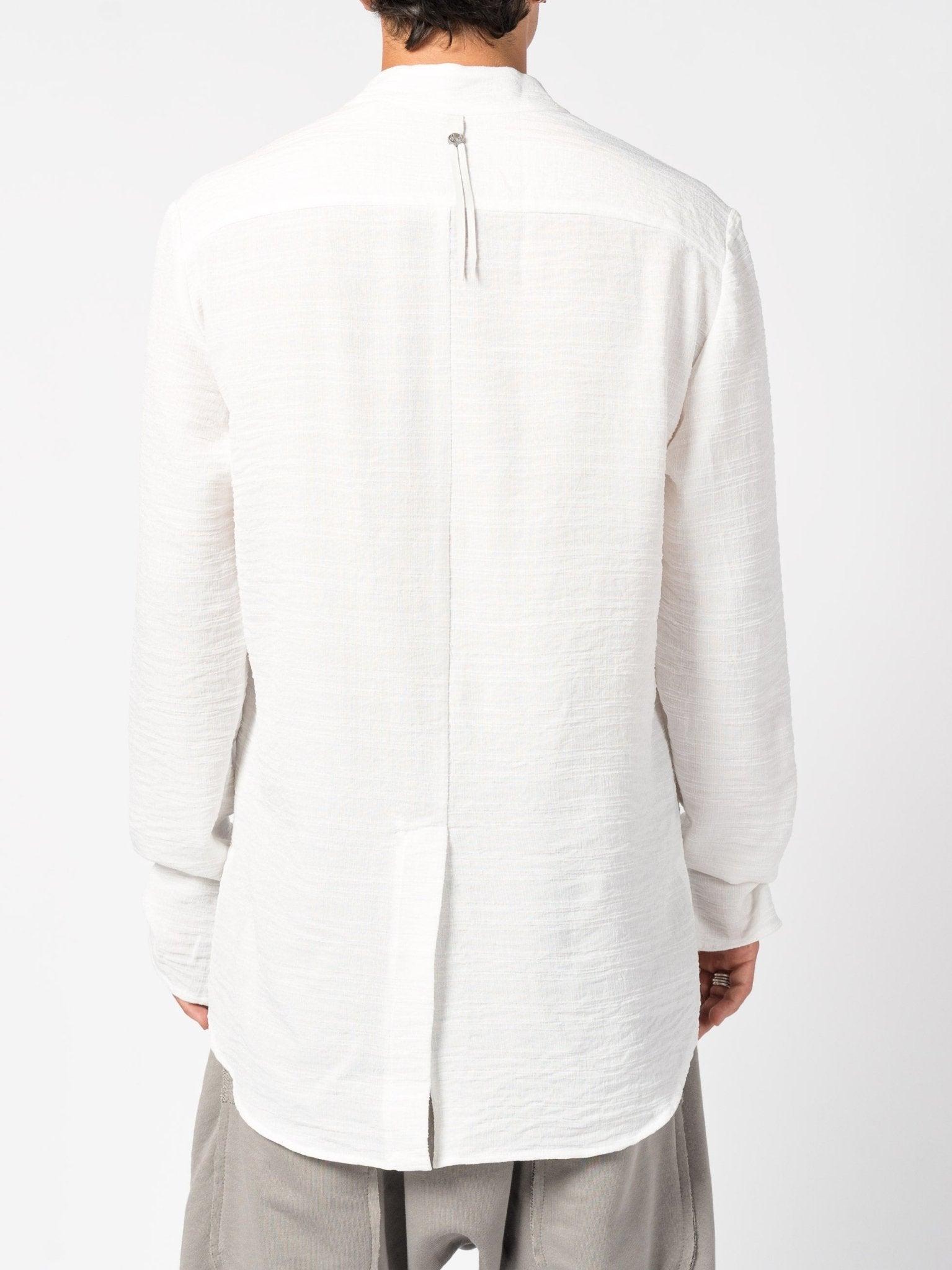 Textured Linen Blend Shirt - by 139DEC
