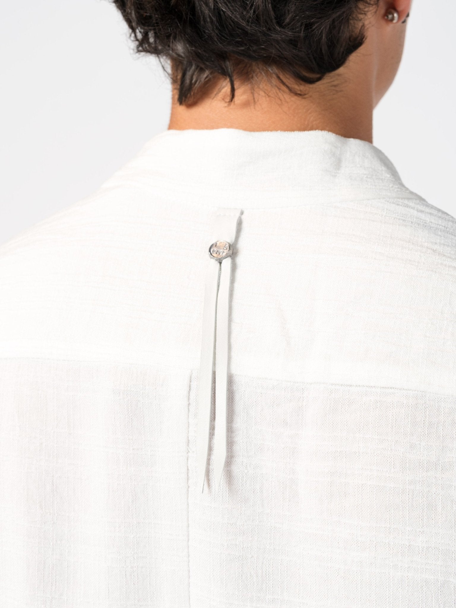 Textured Linen Blend Shirt - by 139DEC