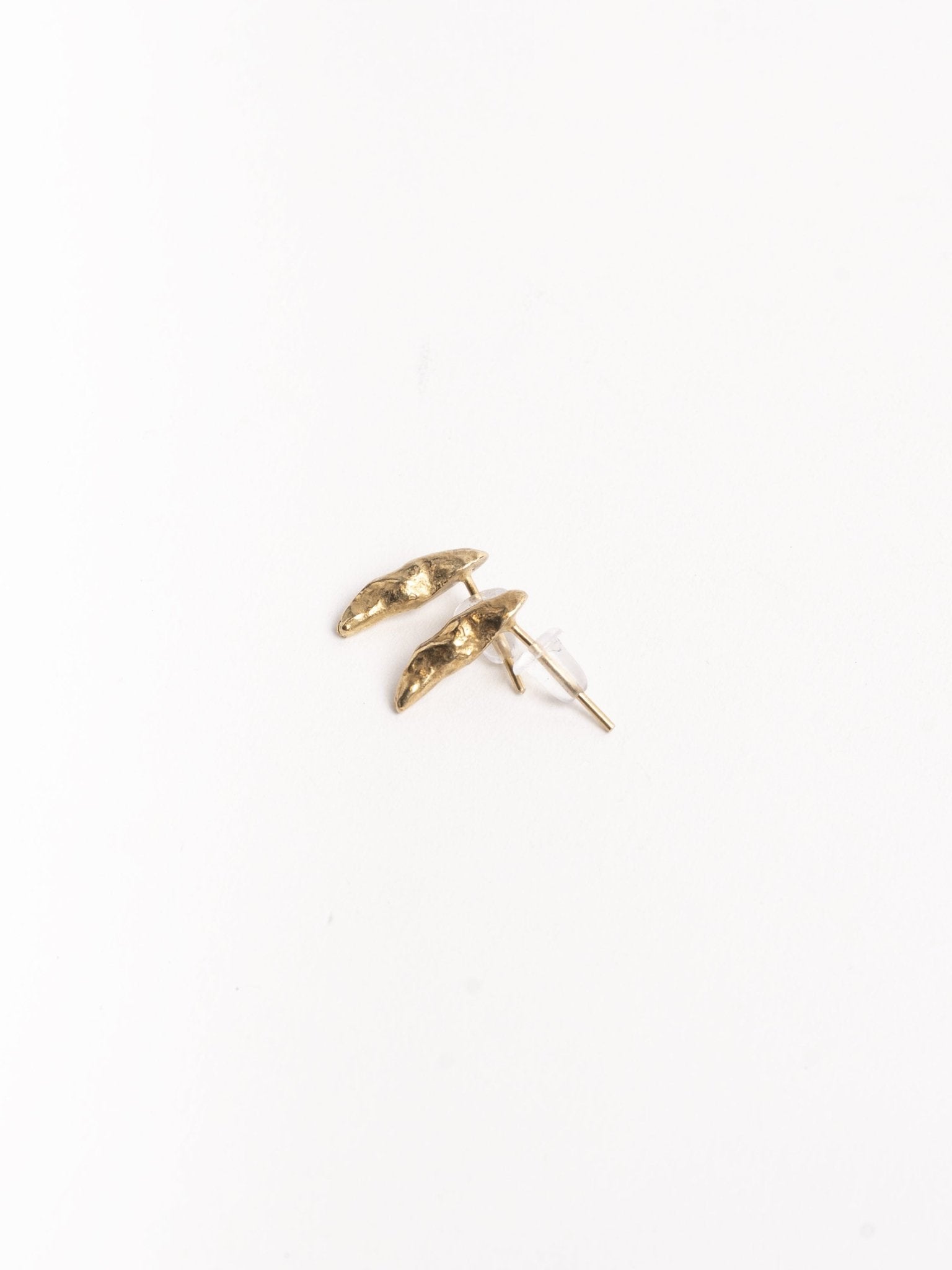 Textured Oval Stud Earrings - by MAYA NOACH