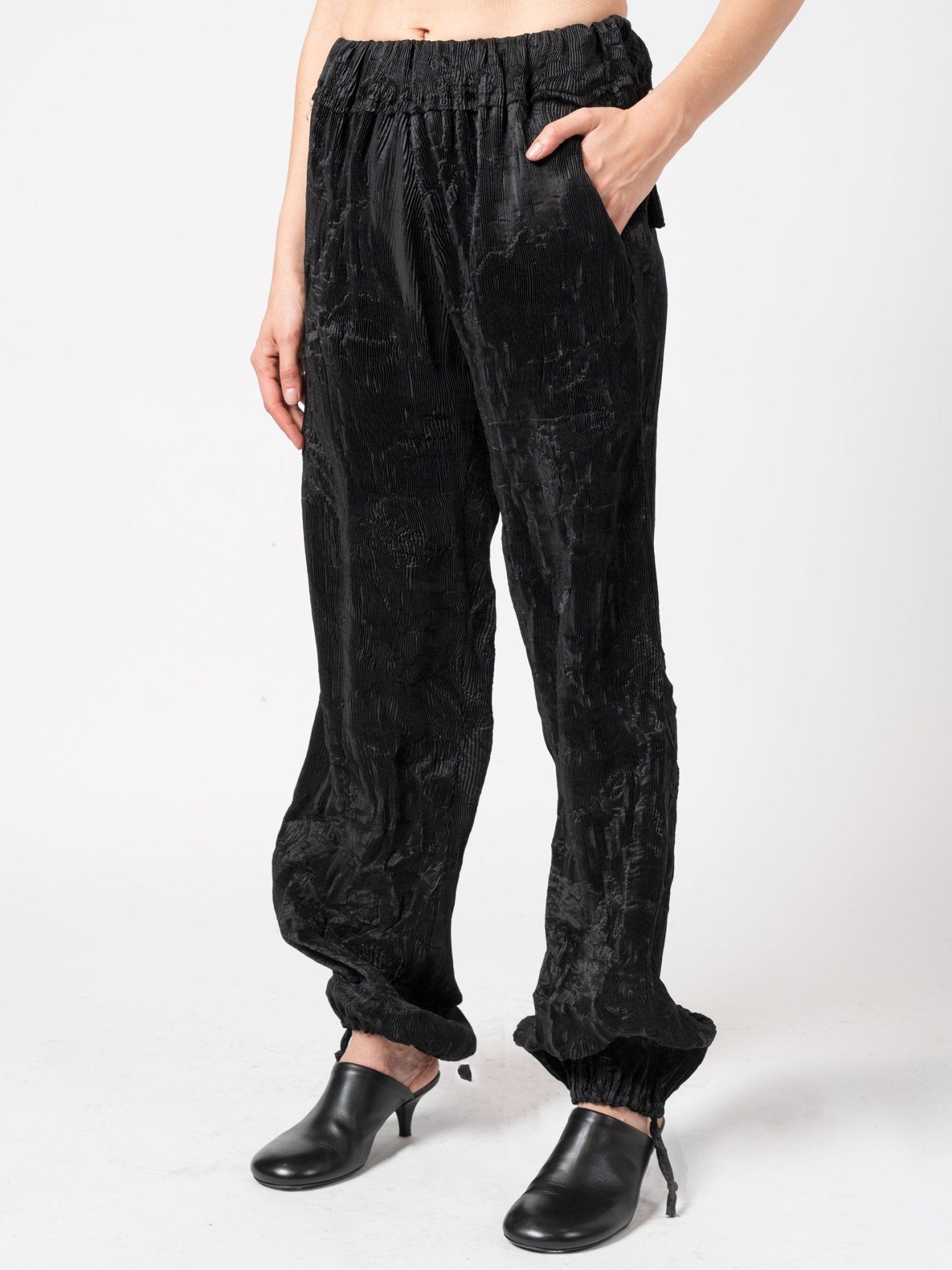 Textured Pleated Trousers - by 139DEC