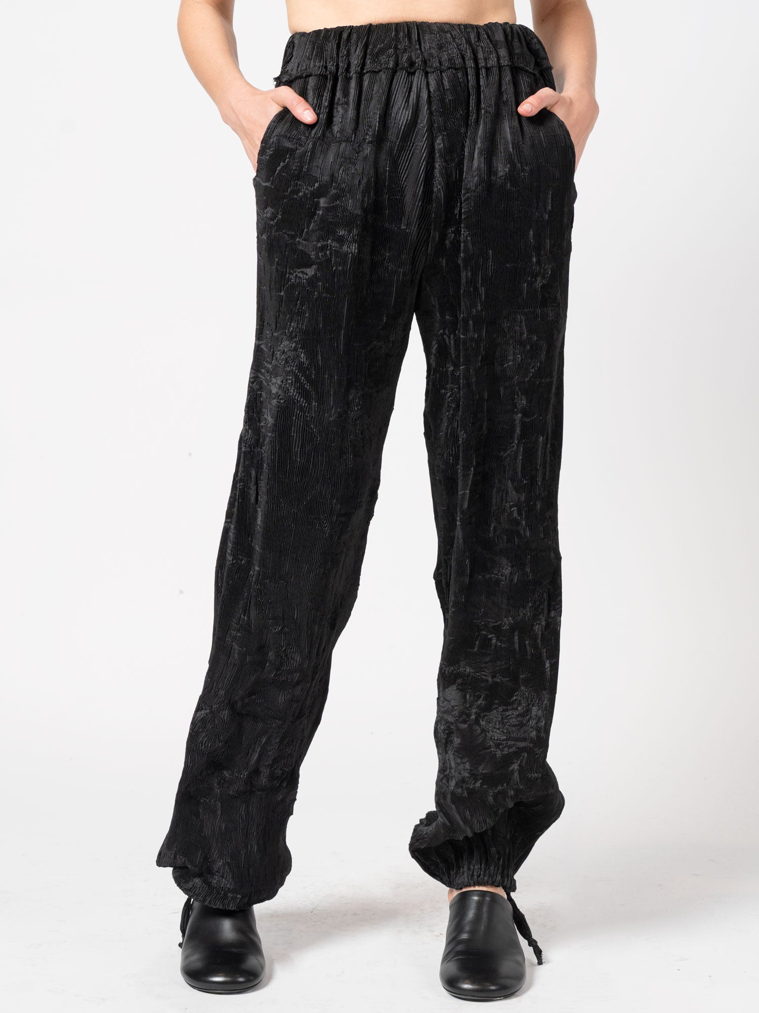 Textured Pleated Trousers - by 139DEC