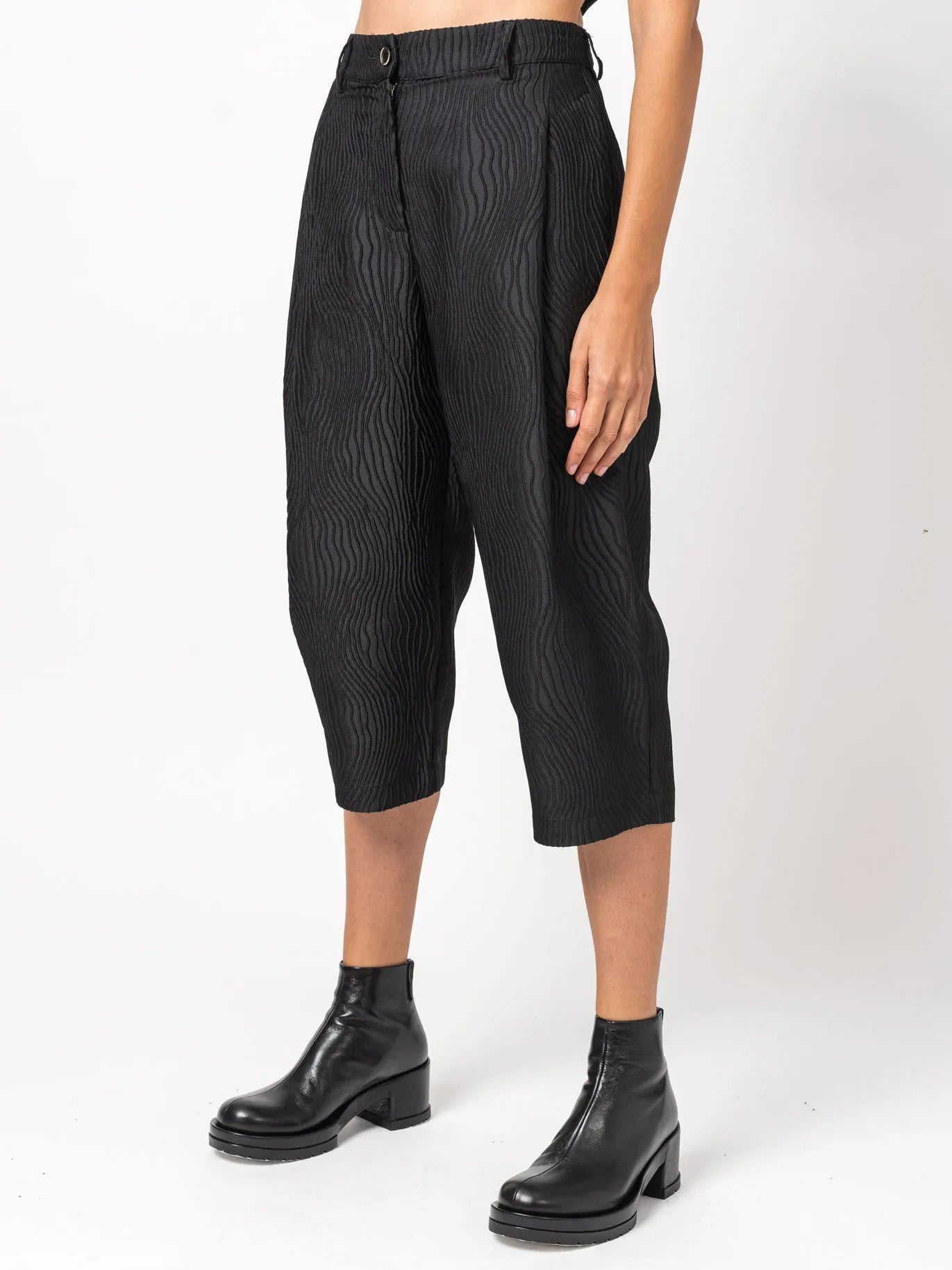 Textured Short Pants - by NOSTRA SANTISSIMA