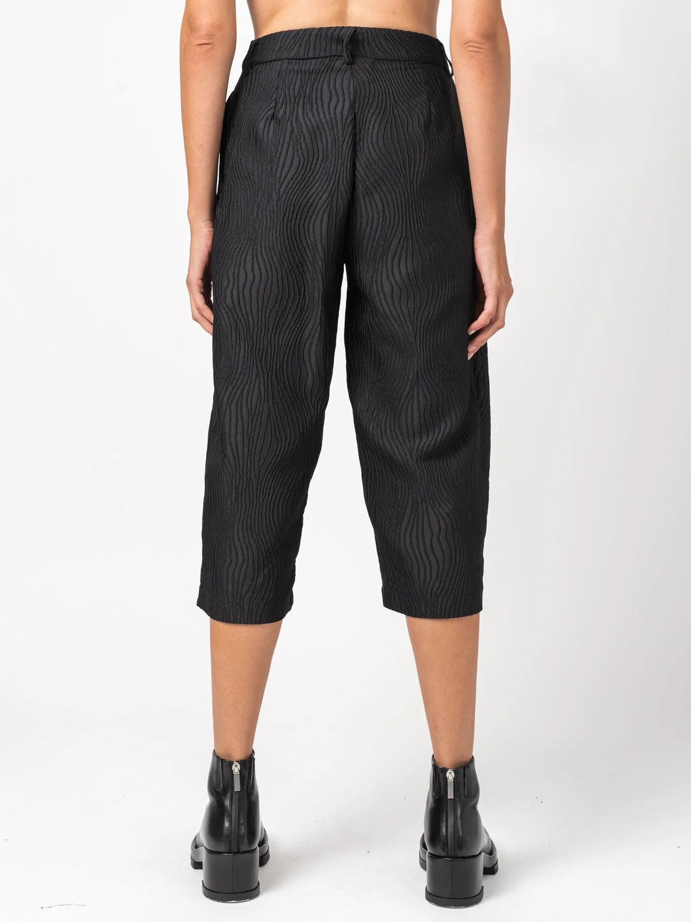 Textured Short Pants - by NOSTRA SANTISSIMA